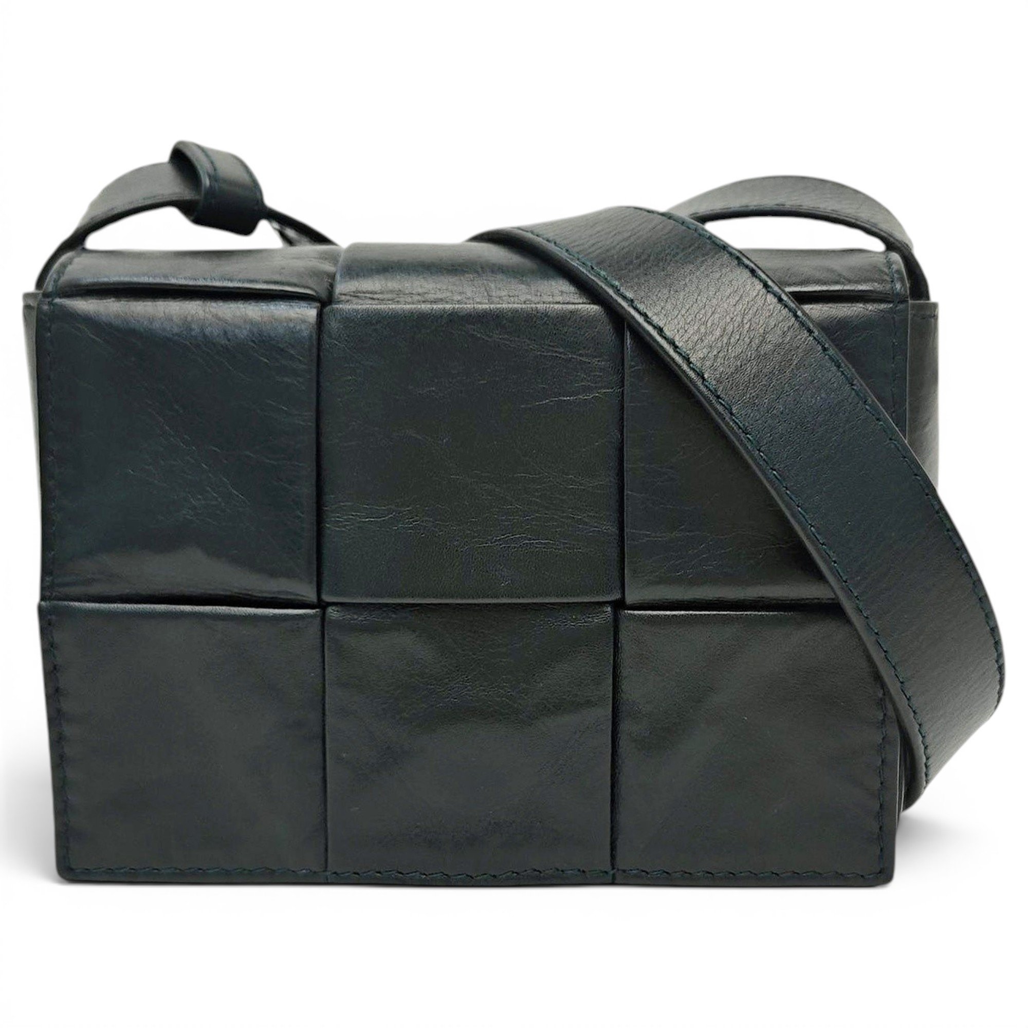 Brick Cassette leather handbag