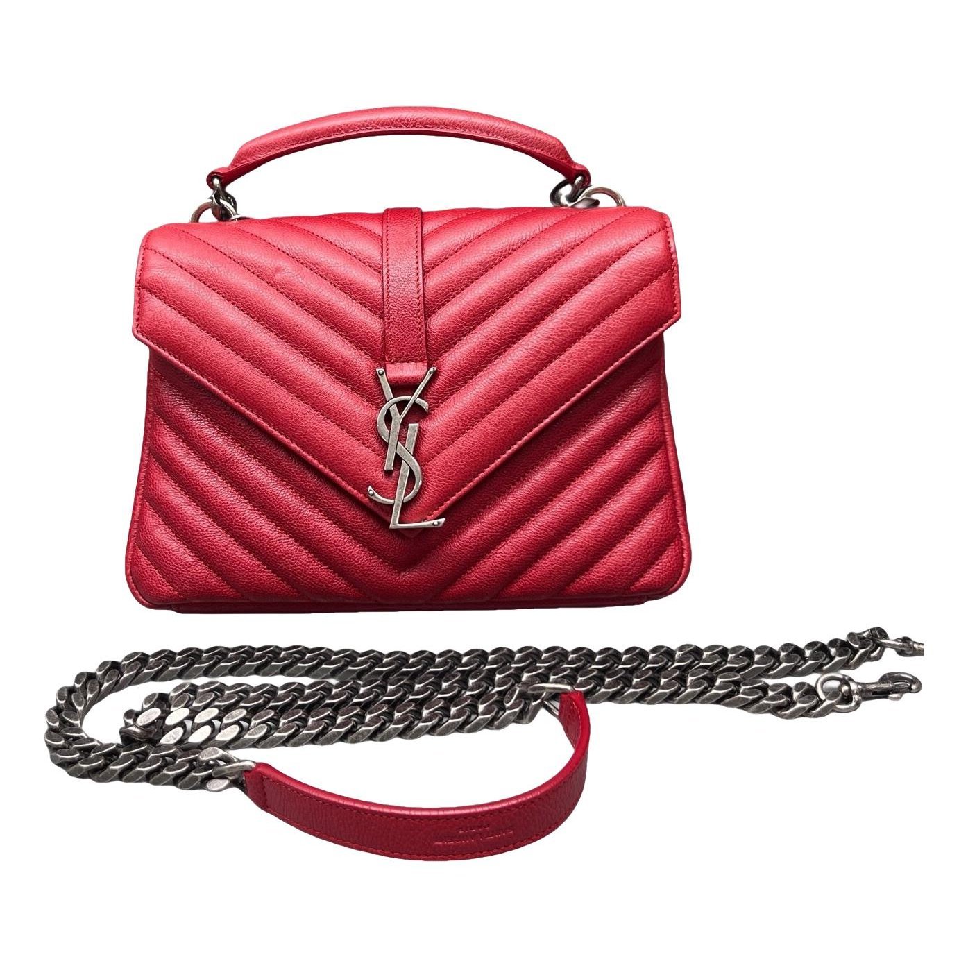 Collége monogramme leather handbag