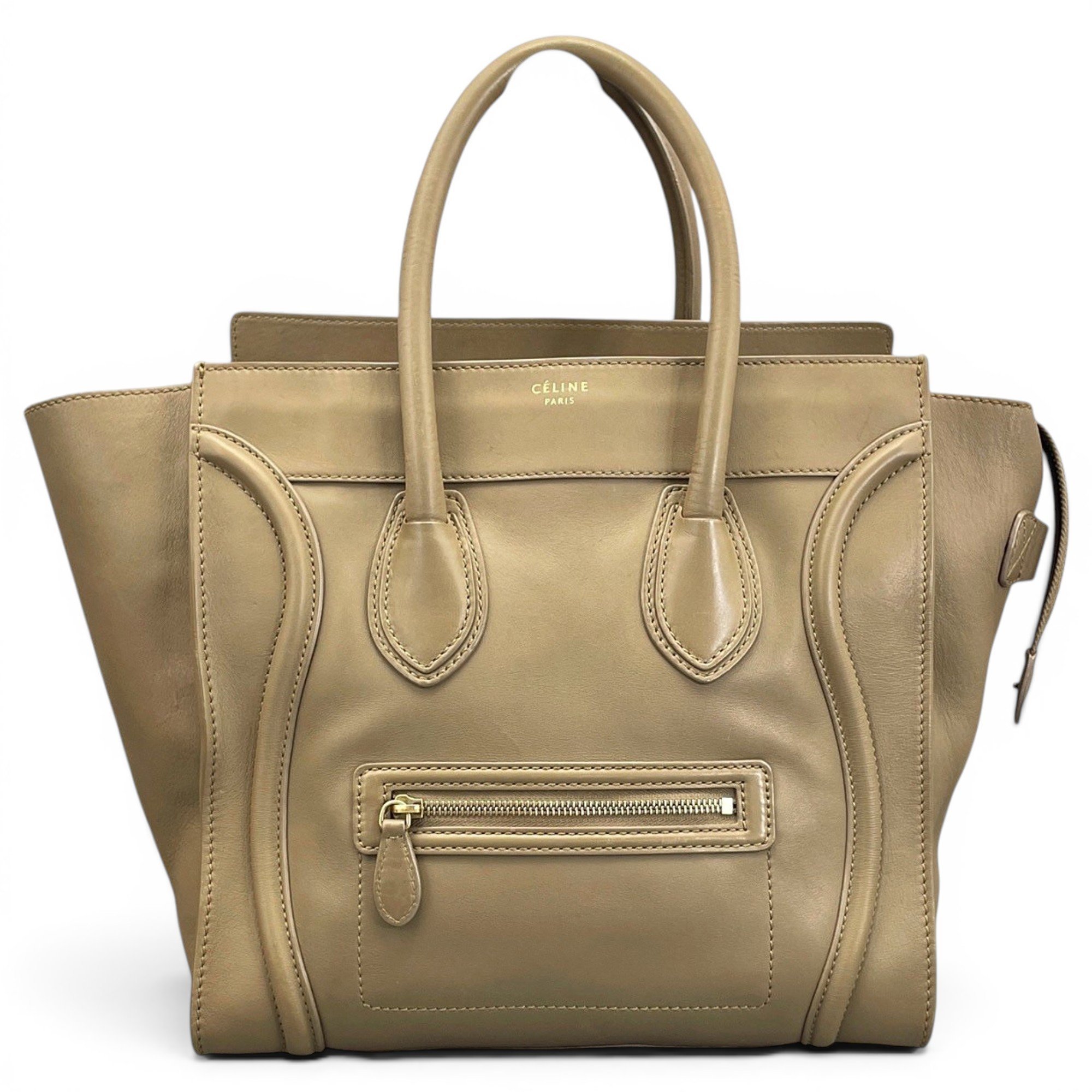 Luggage leather handbag