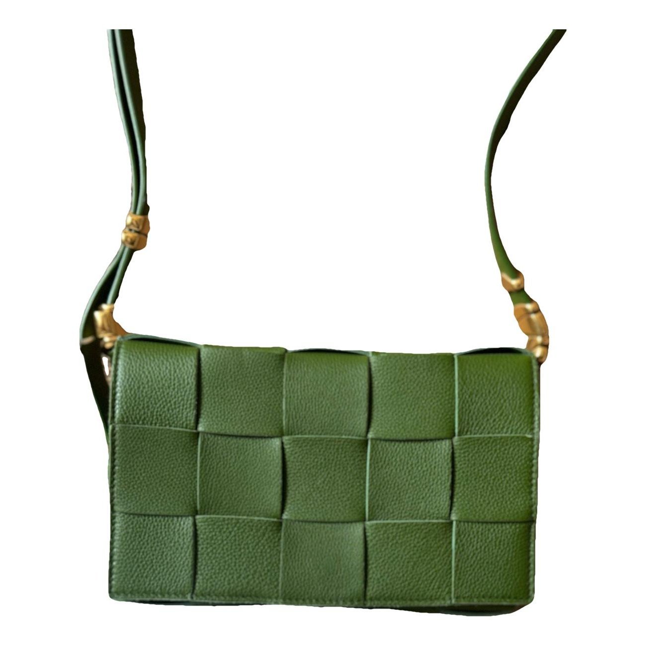 Cassette leather handbag