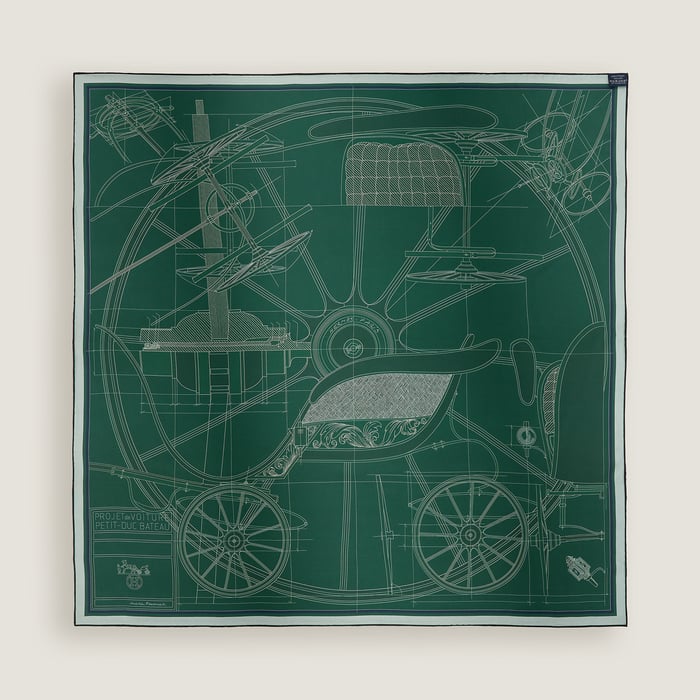 Petit Duc Double Face Scarf 90
