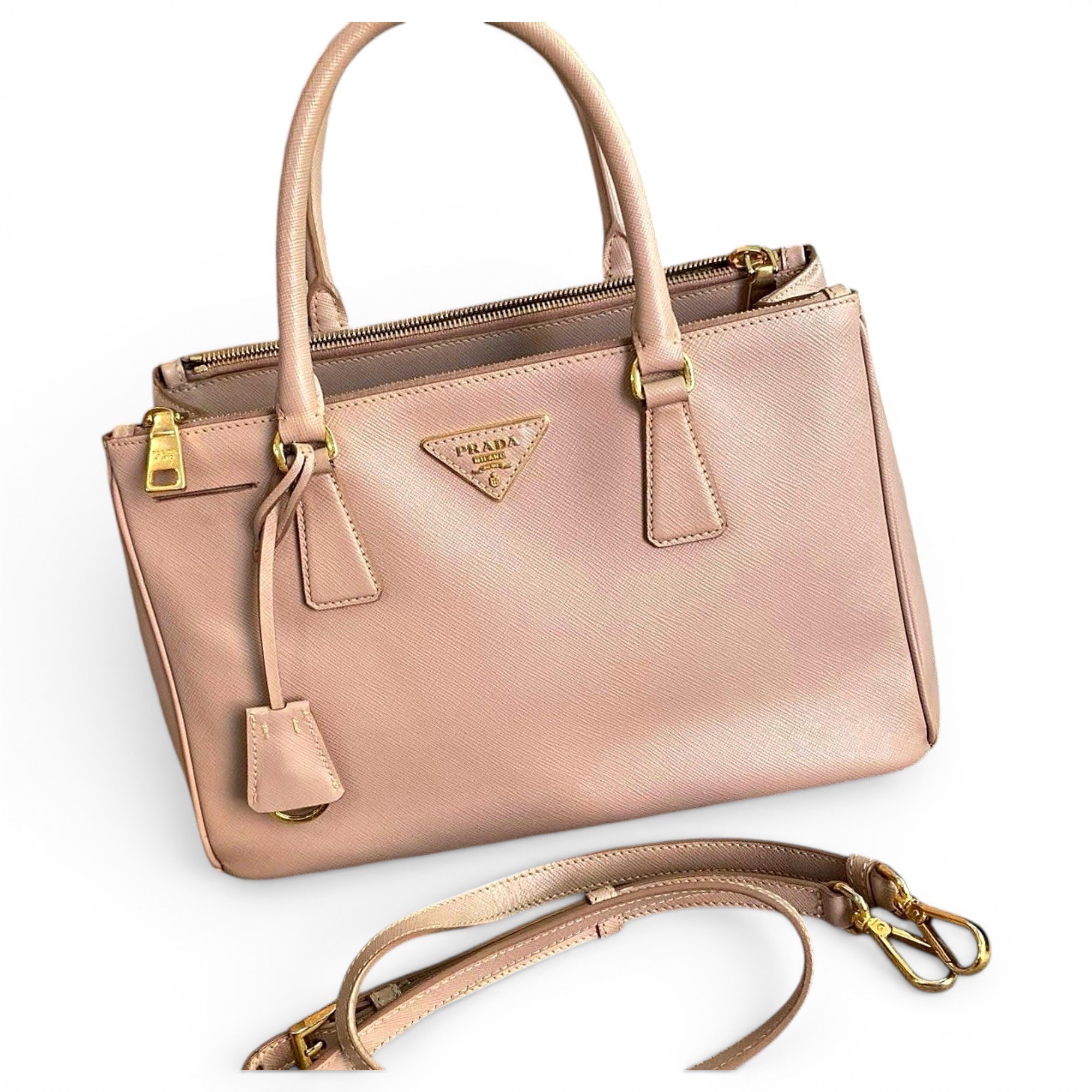 Galleria leather handbag