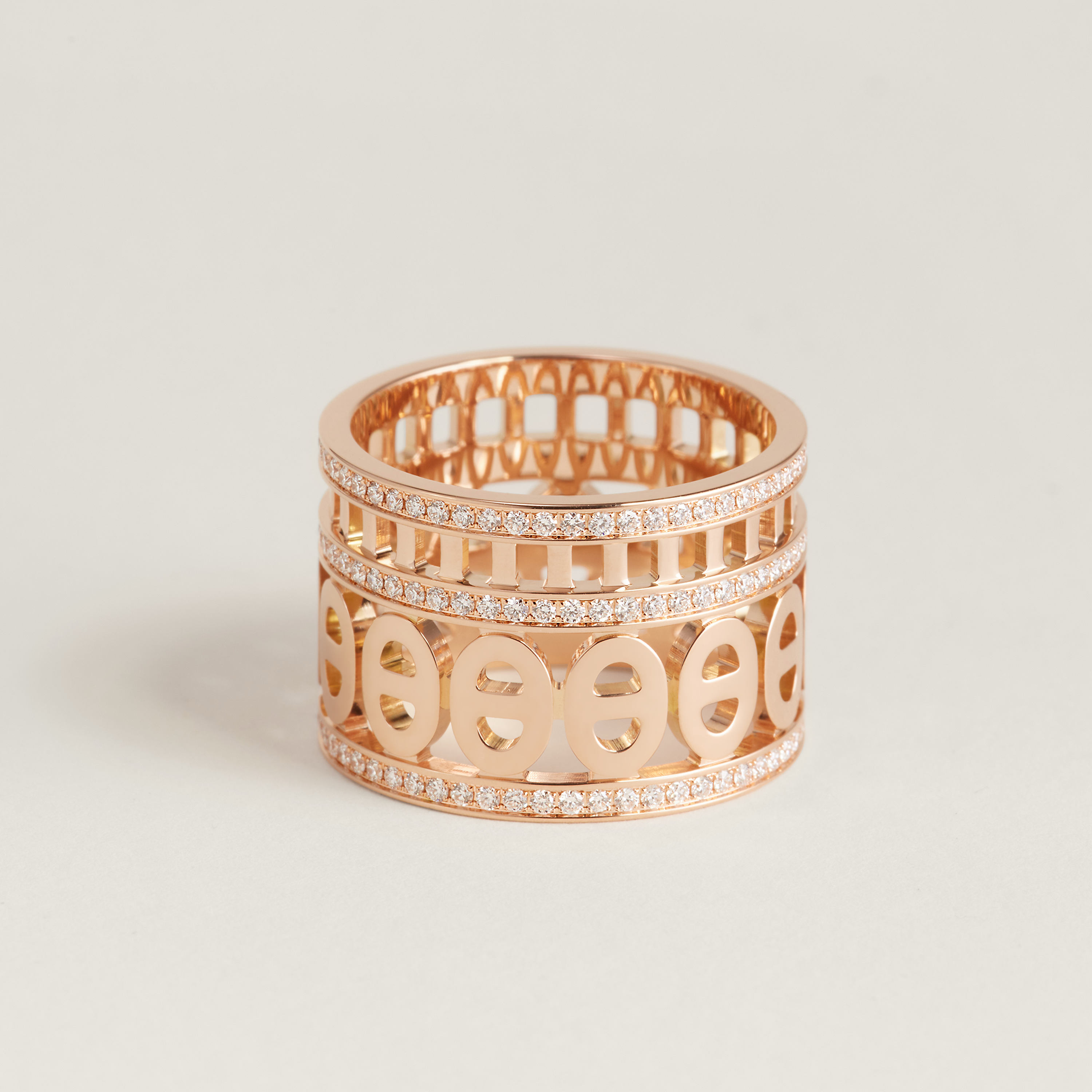 Chaine d'ancre Divine ring, medium model