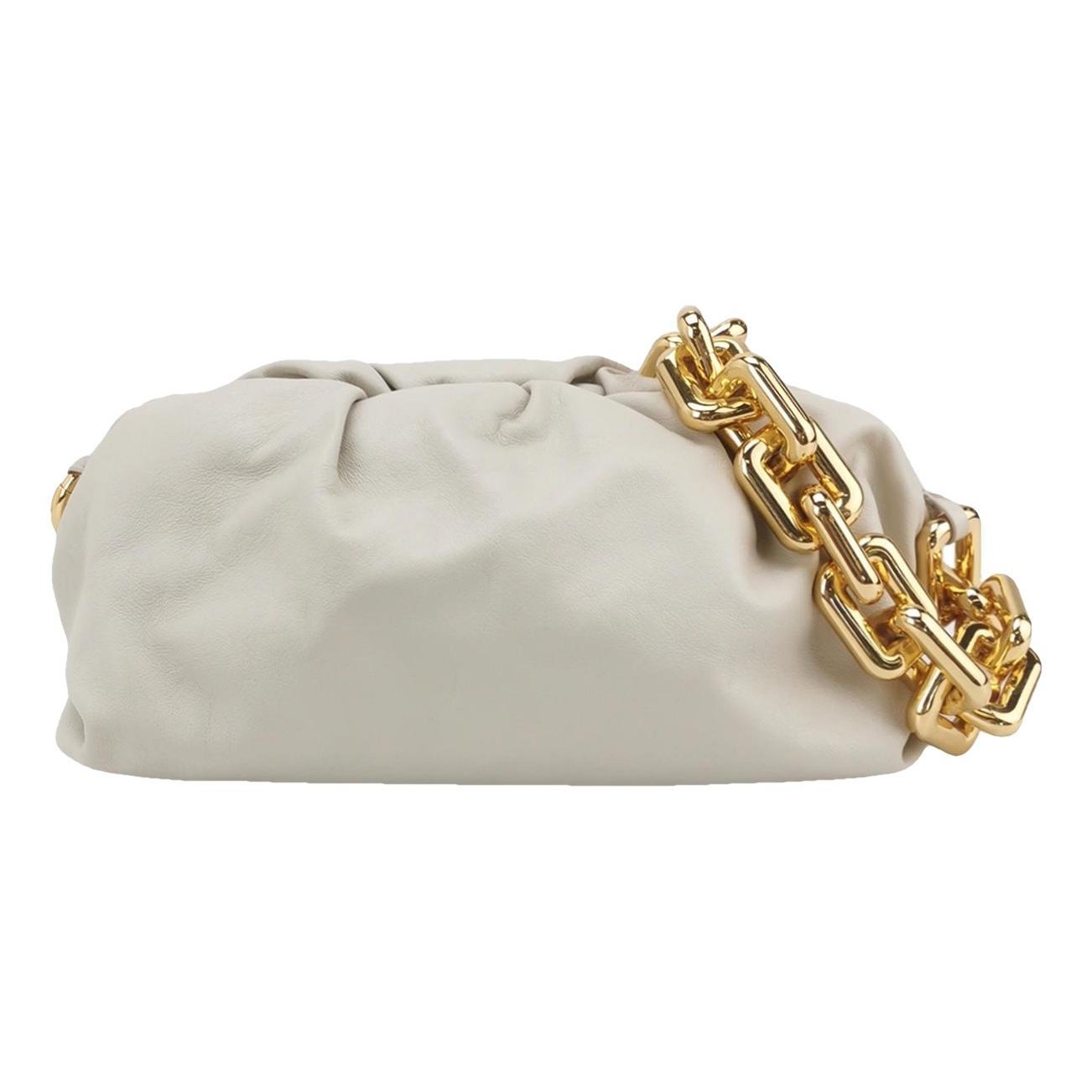 Pouch leather handbag
