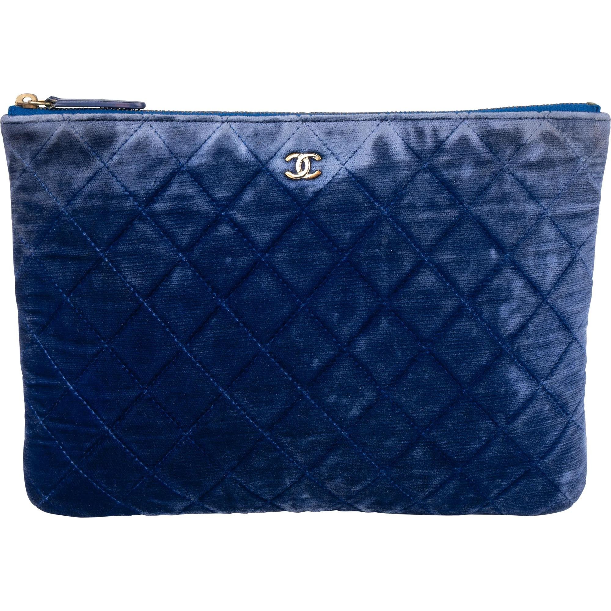 Timeless/Classique velvet clutch bag