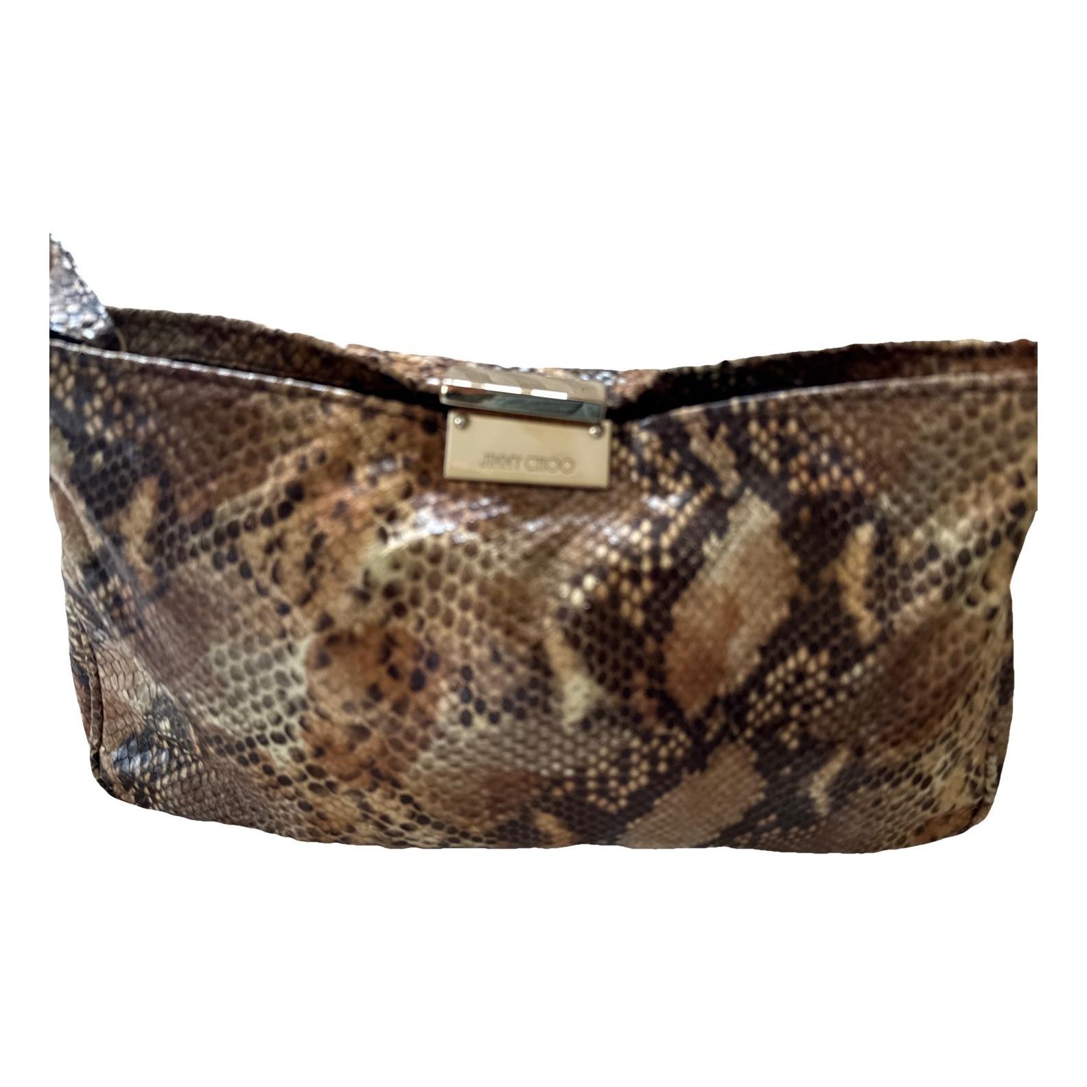 Leather clutch bag
