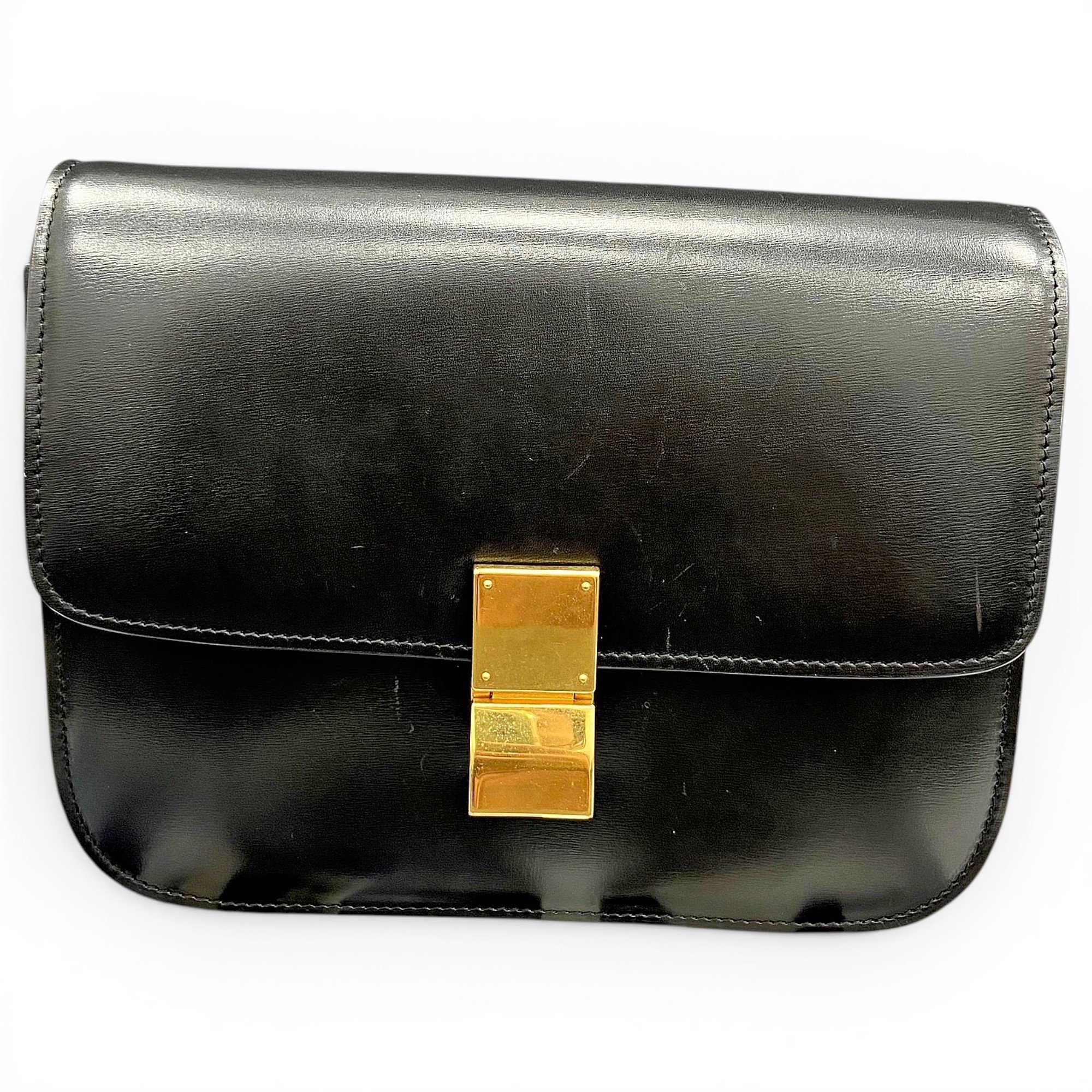Classic leather handbag