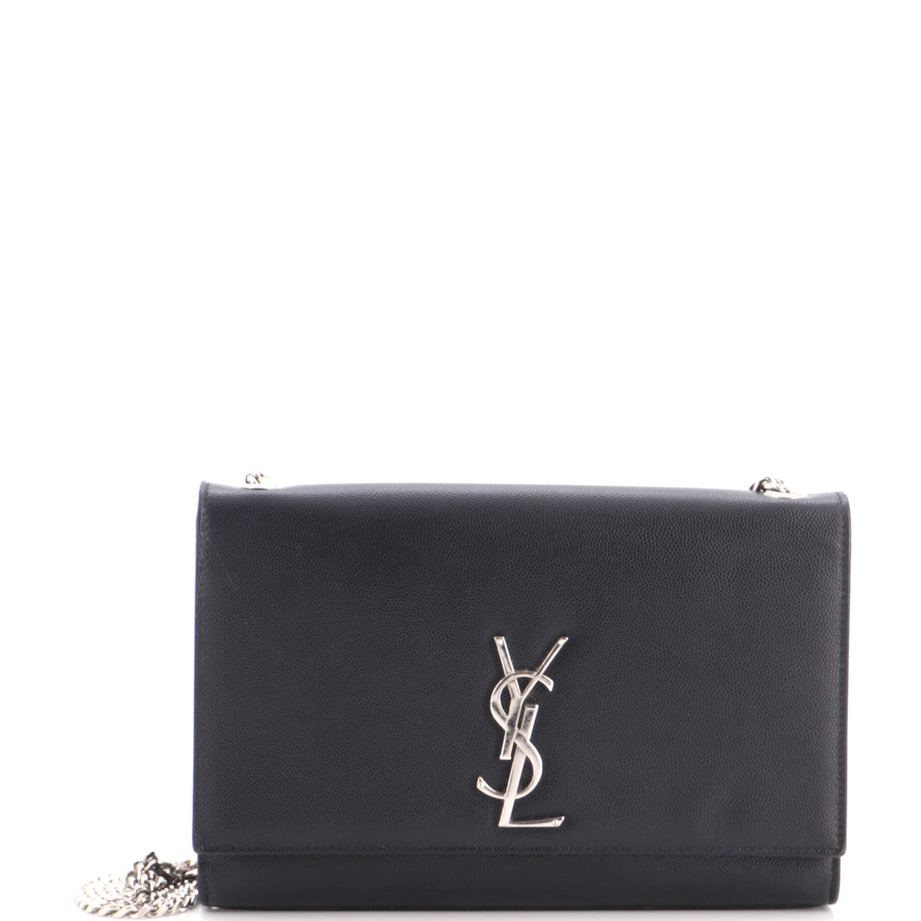 Classic Monogram Crossbody Bag Grainy Leather Medium