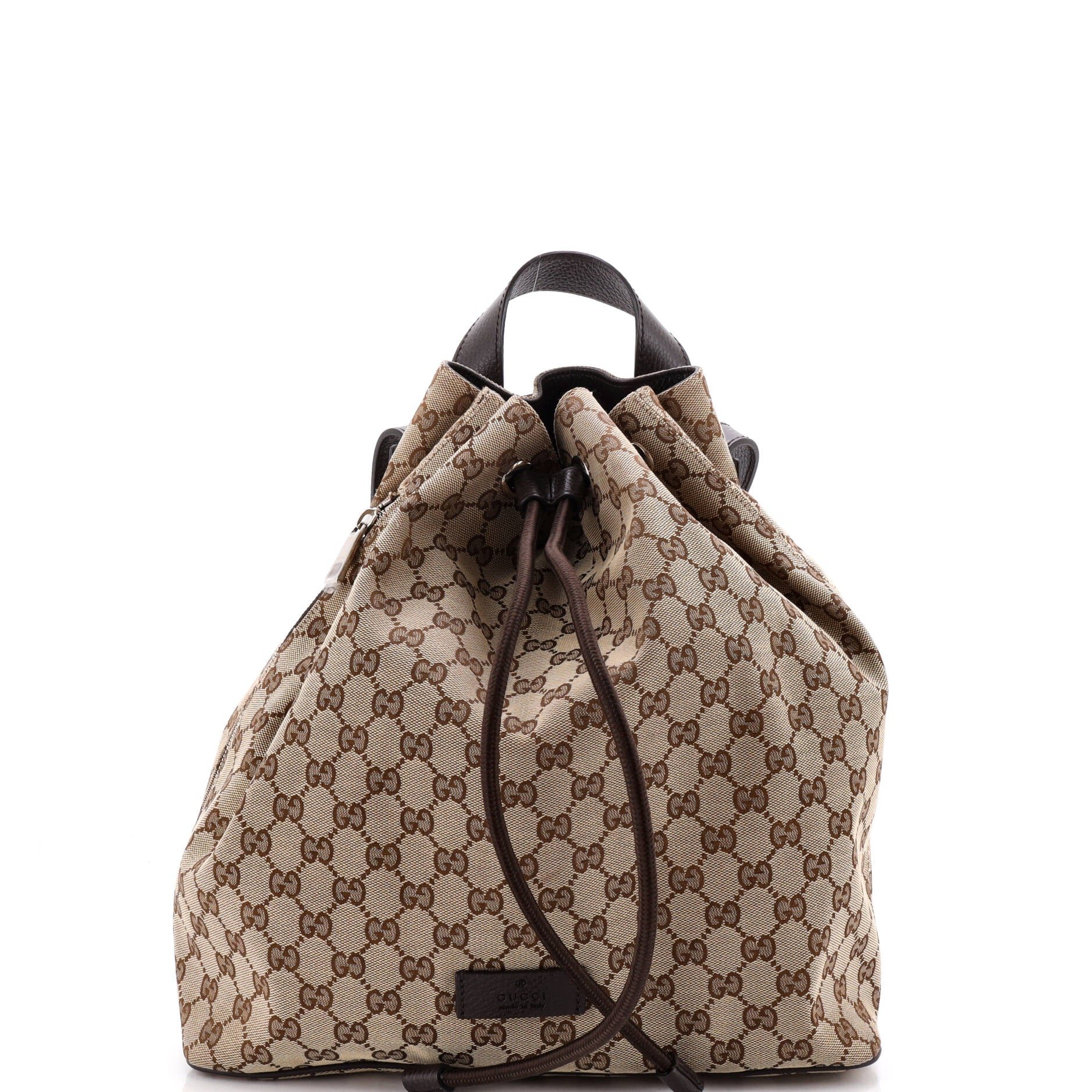 Drawstring Backpack GG Canvas Medium