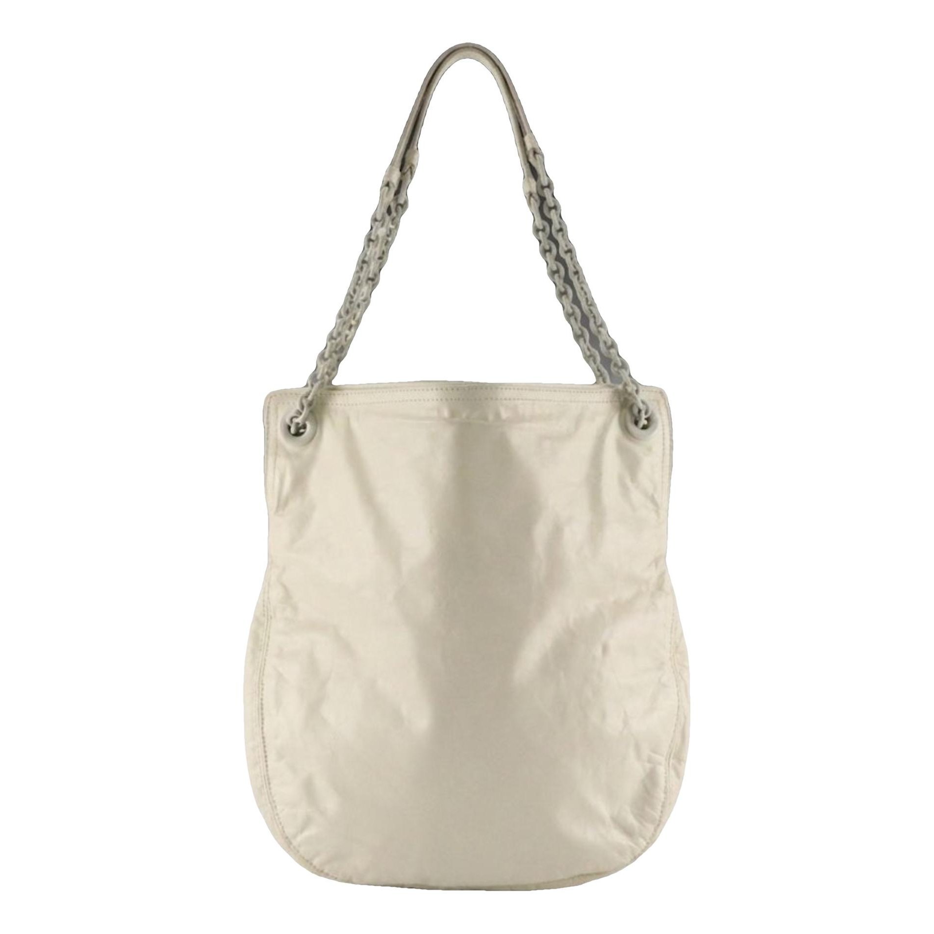 Chain Pouch leather handbag