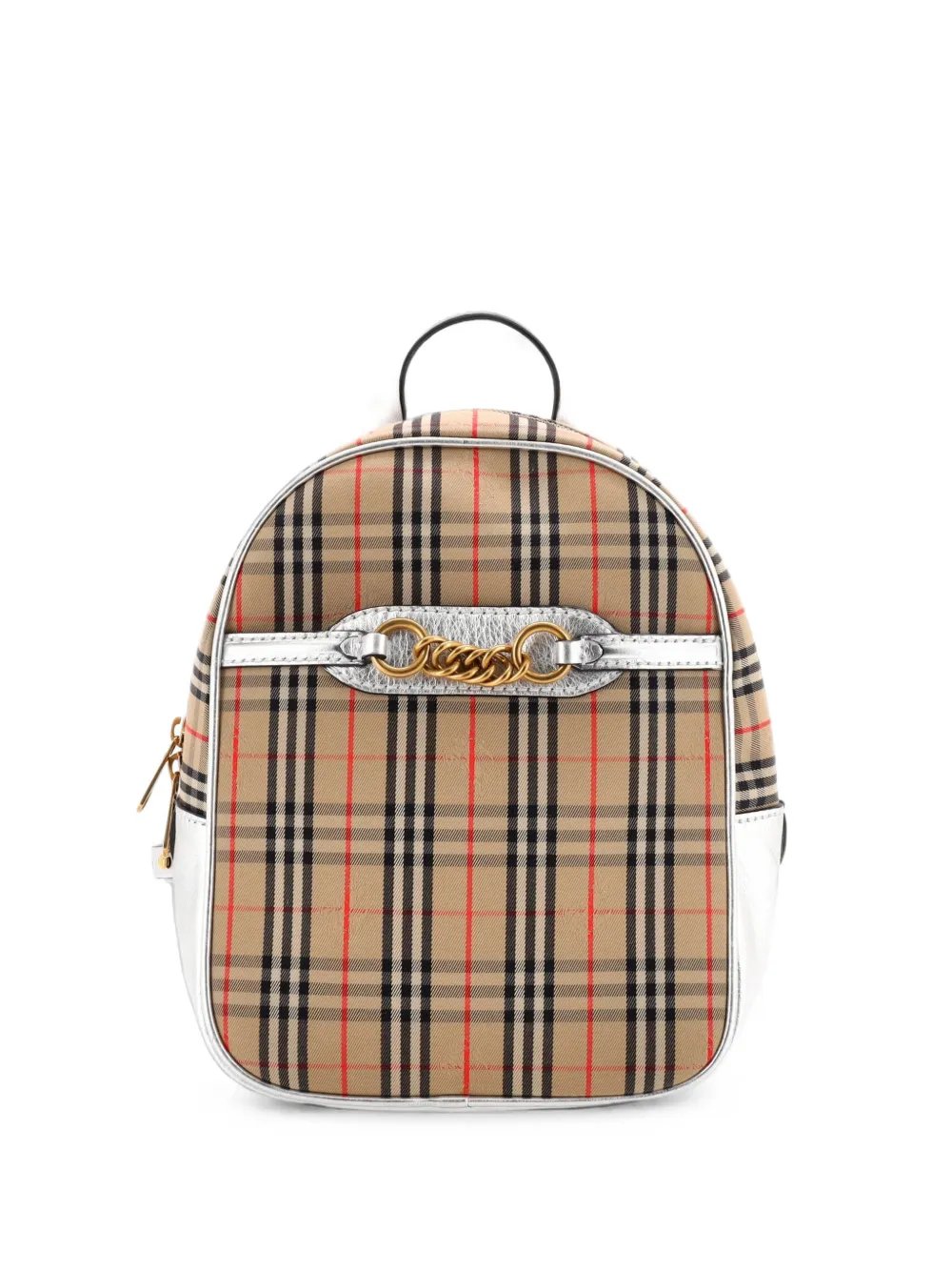 Burberry Link 1983 Knight Check Canvas Medium backpack