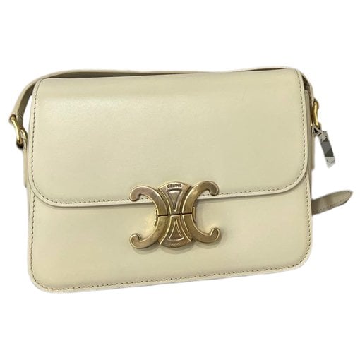 Triomphe leather handbag
