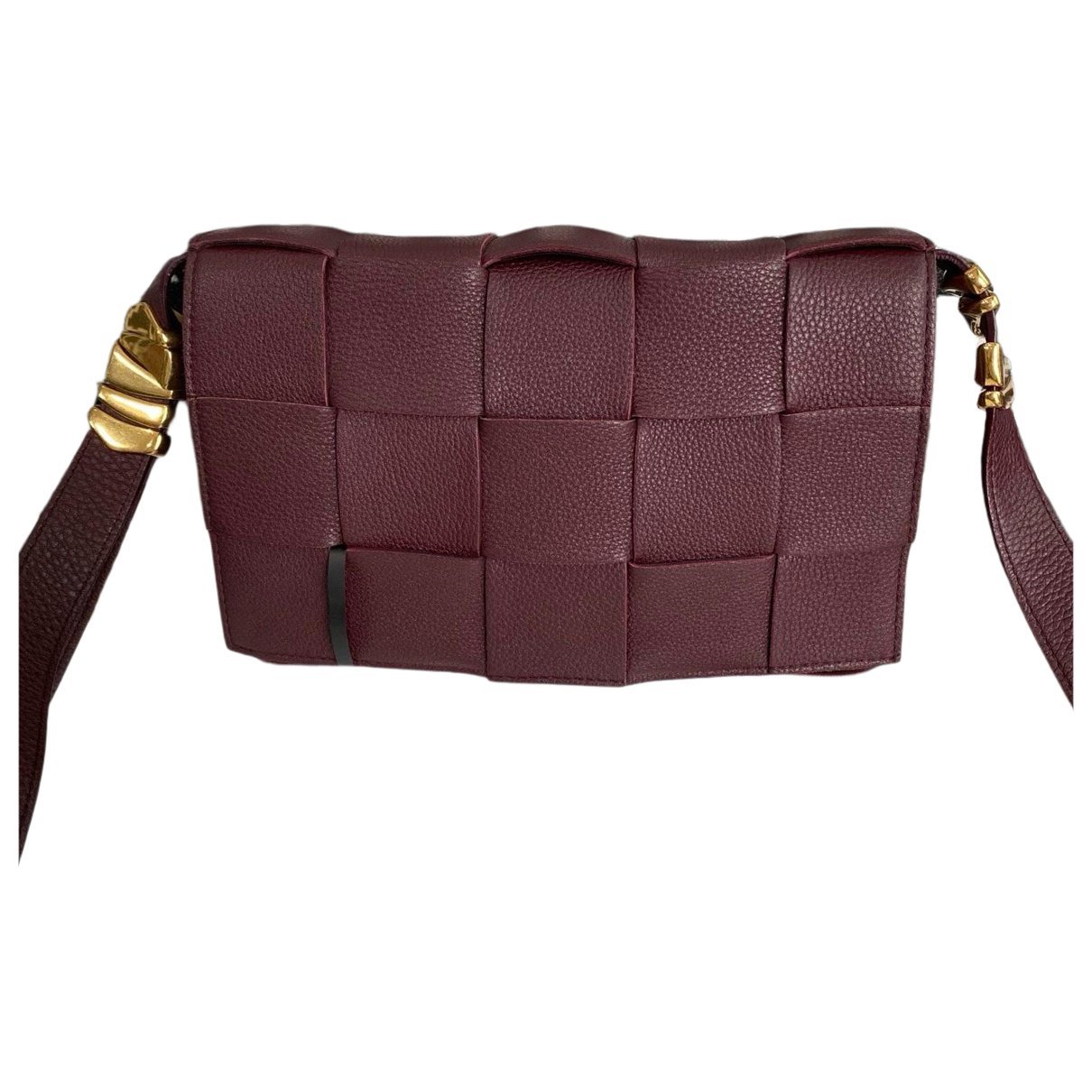 Cassette leather handbag