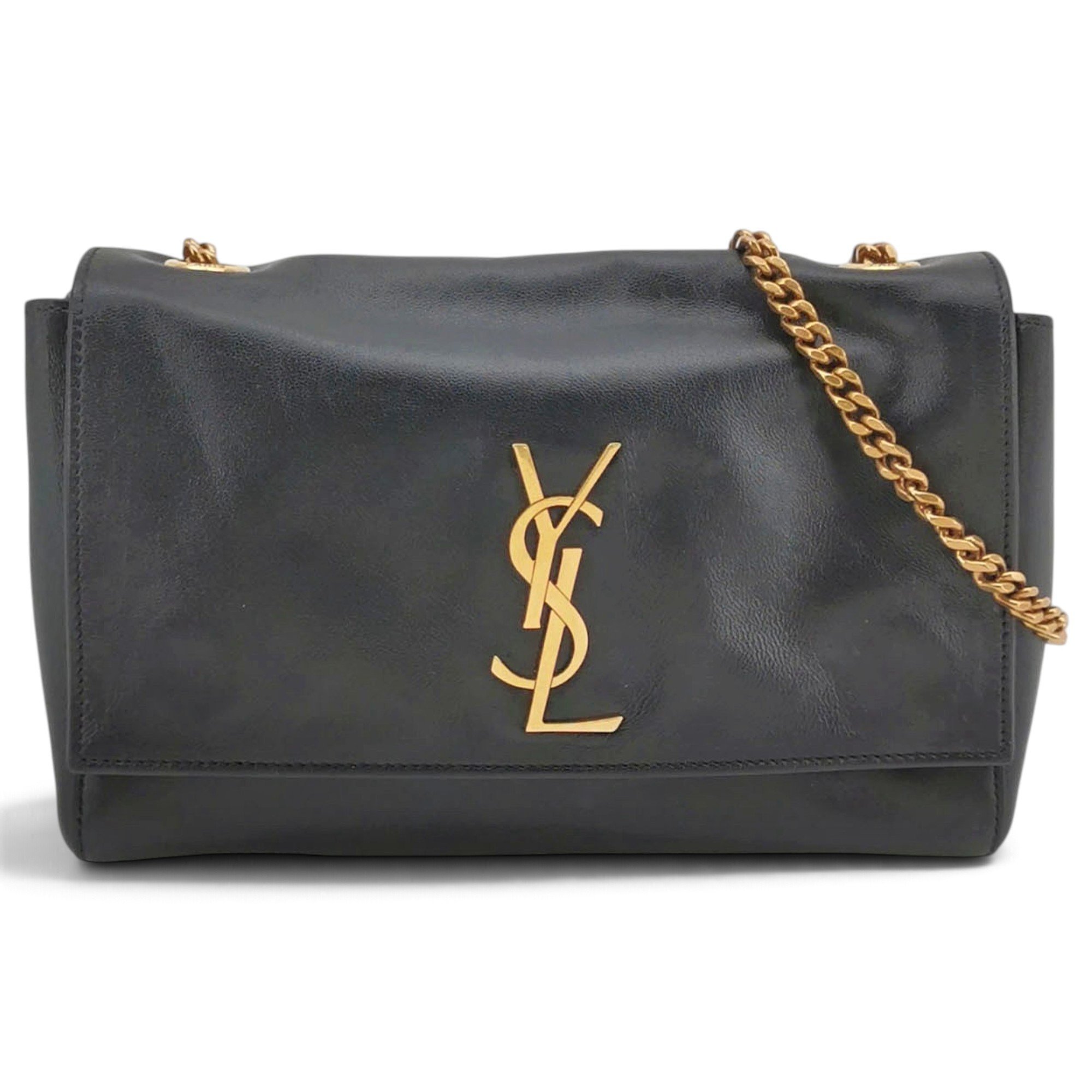 Reversible kate leather handbag