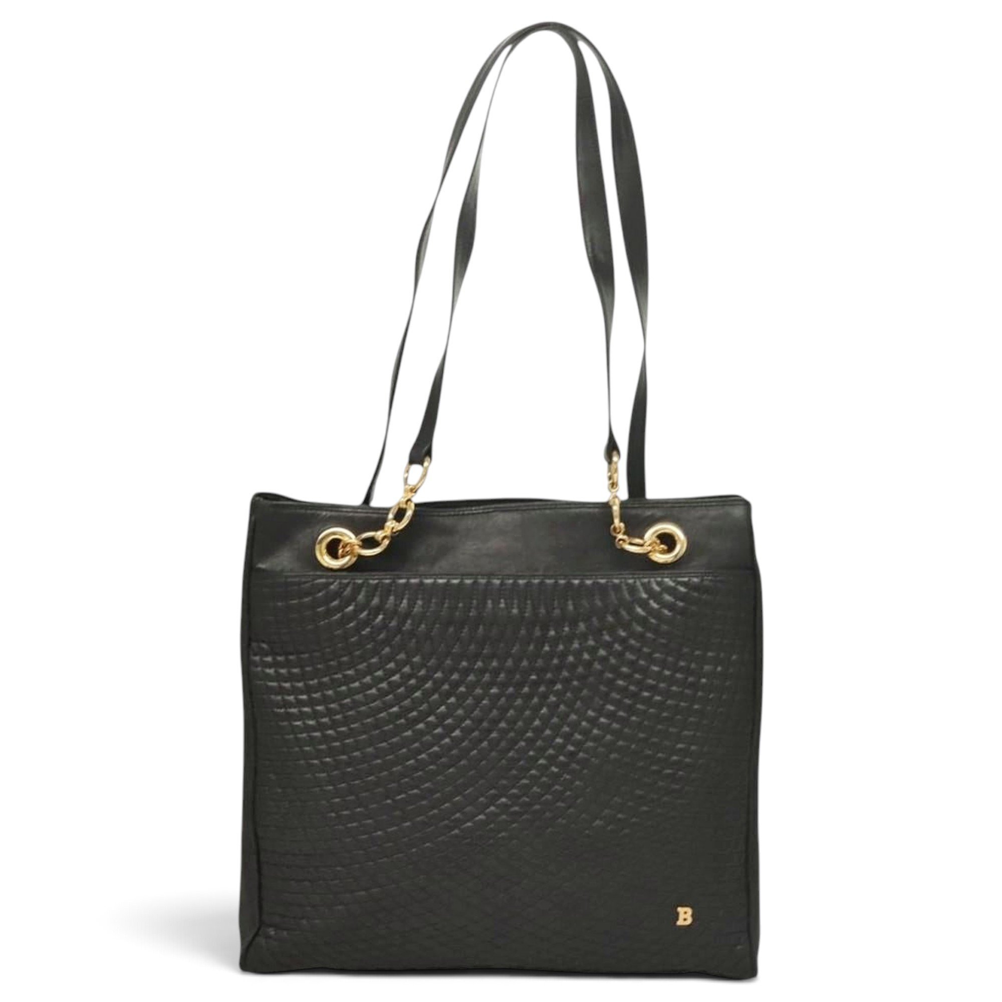 Leather tote