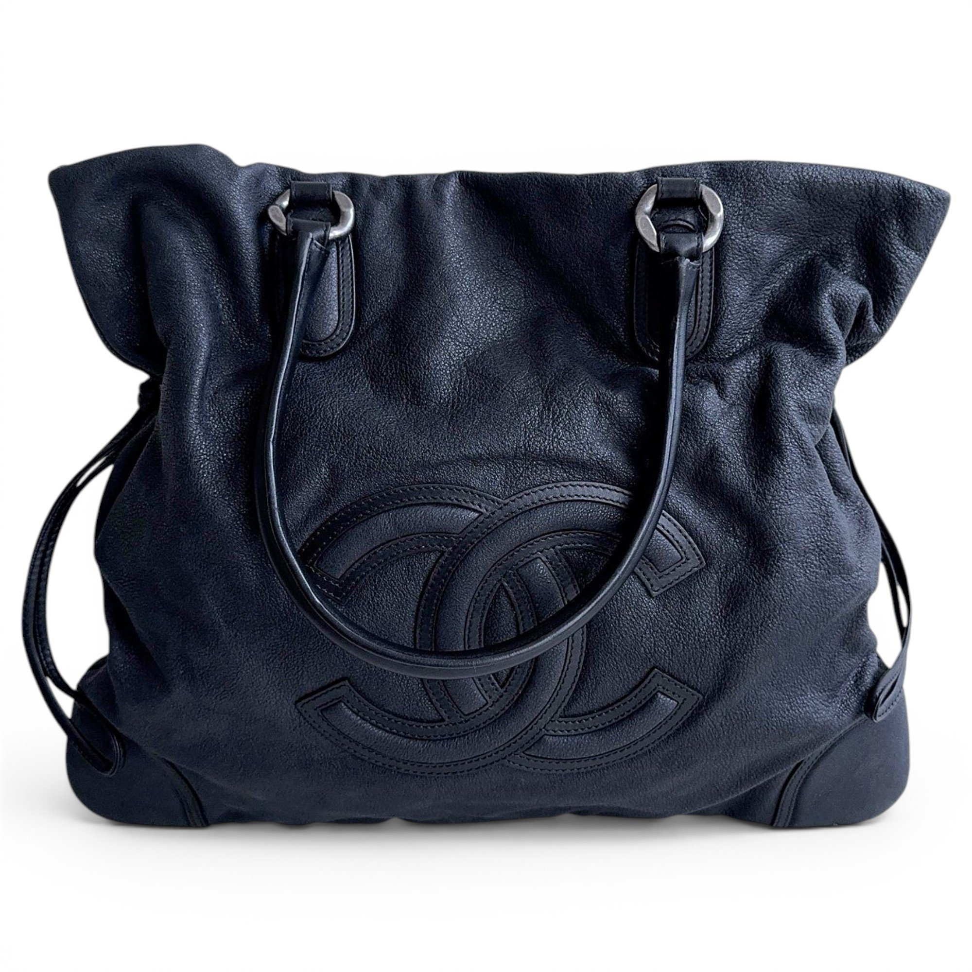 Leather tote