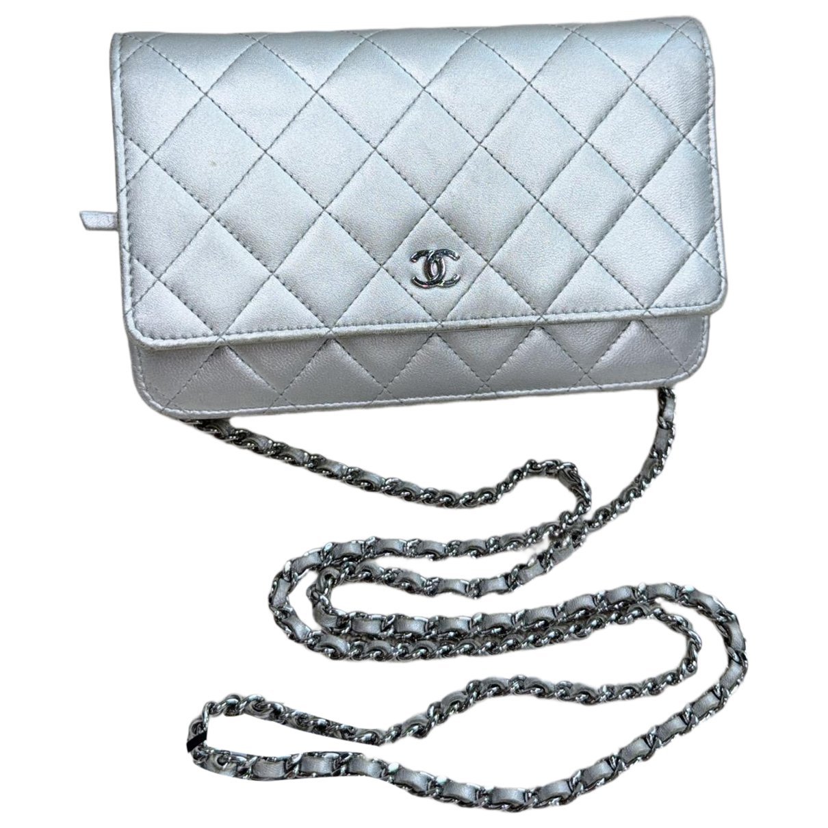 Trendy CC Wallet on Chain leather crossbody bag