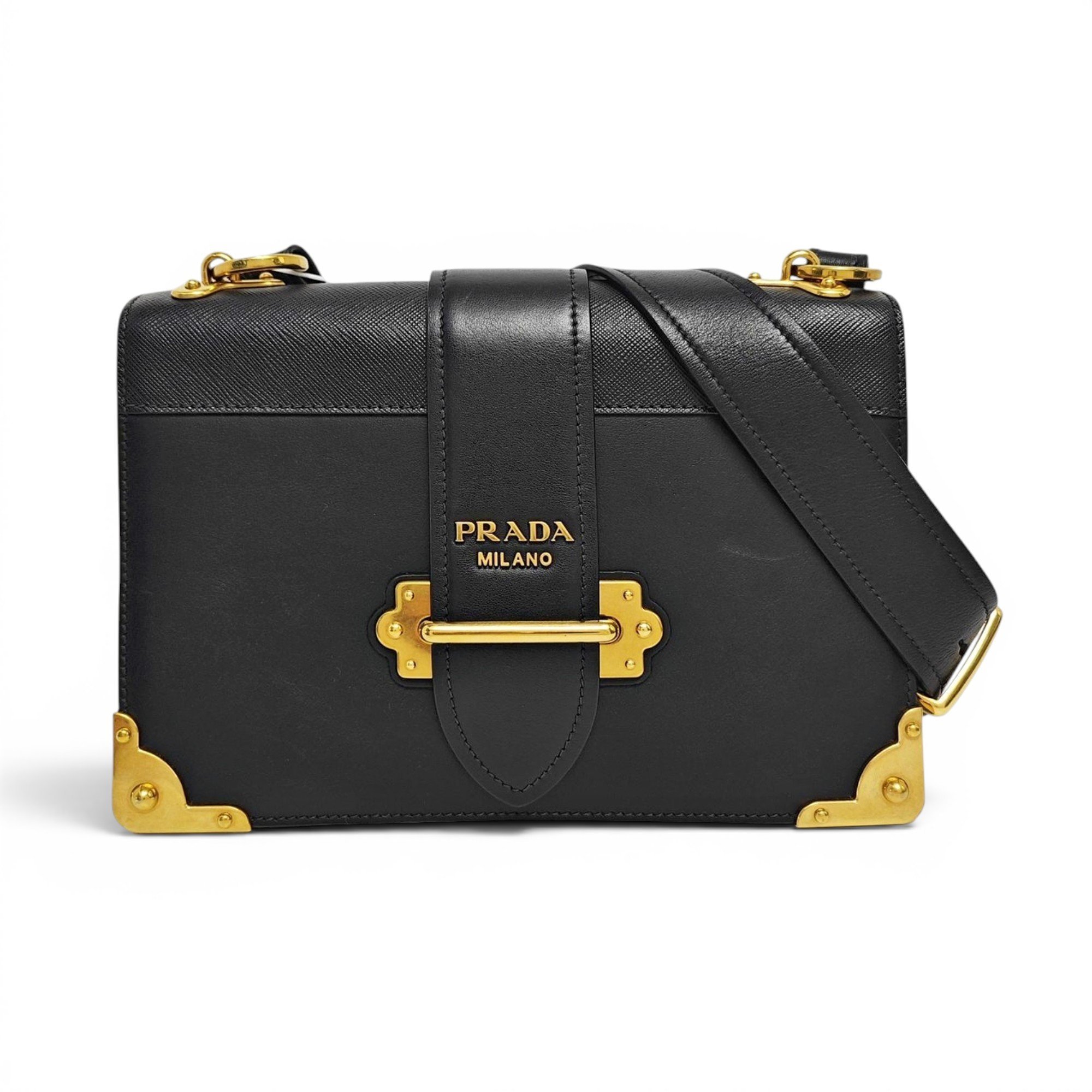 Cahier leather crossbody bag