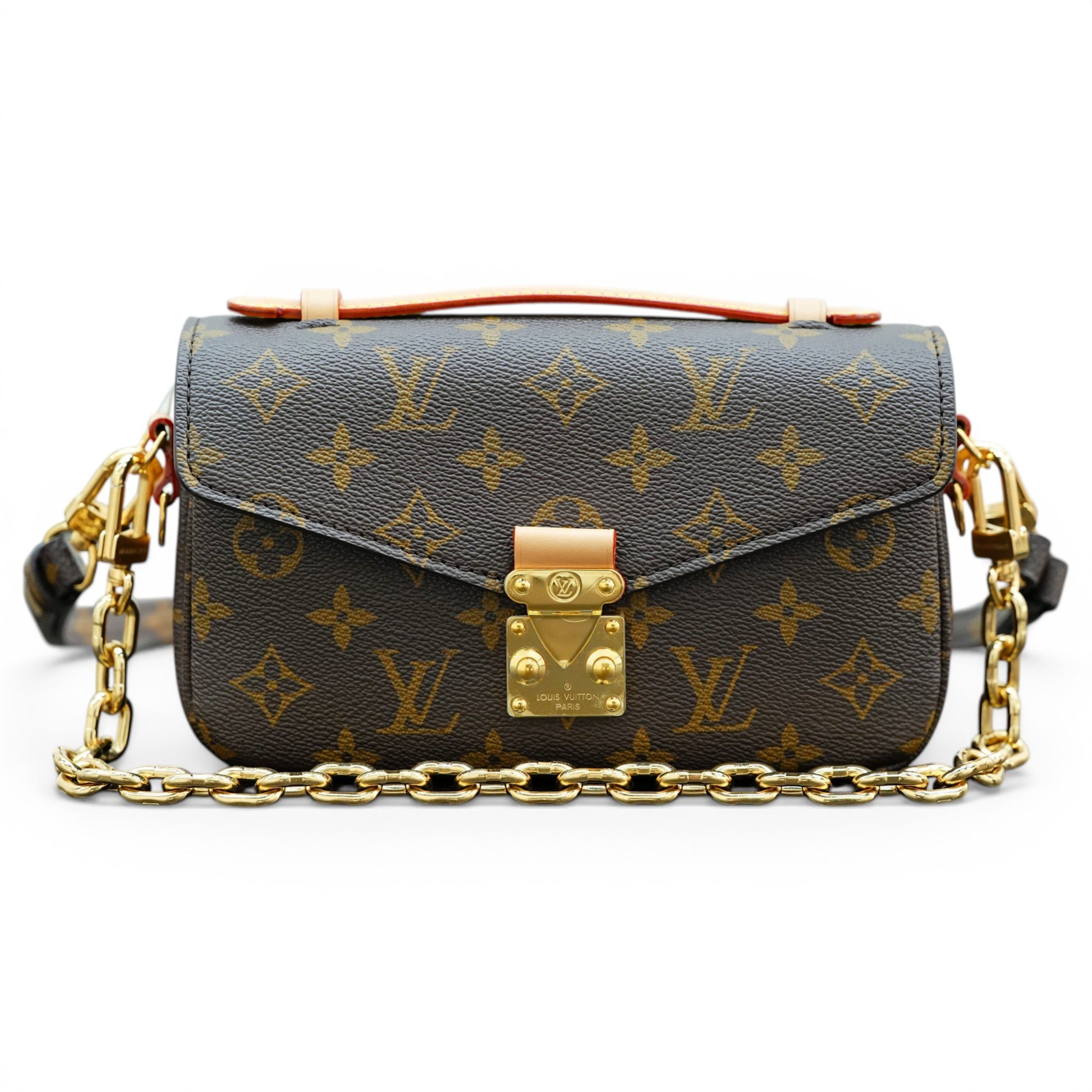 Metis East West leather crossbody bag