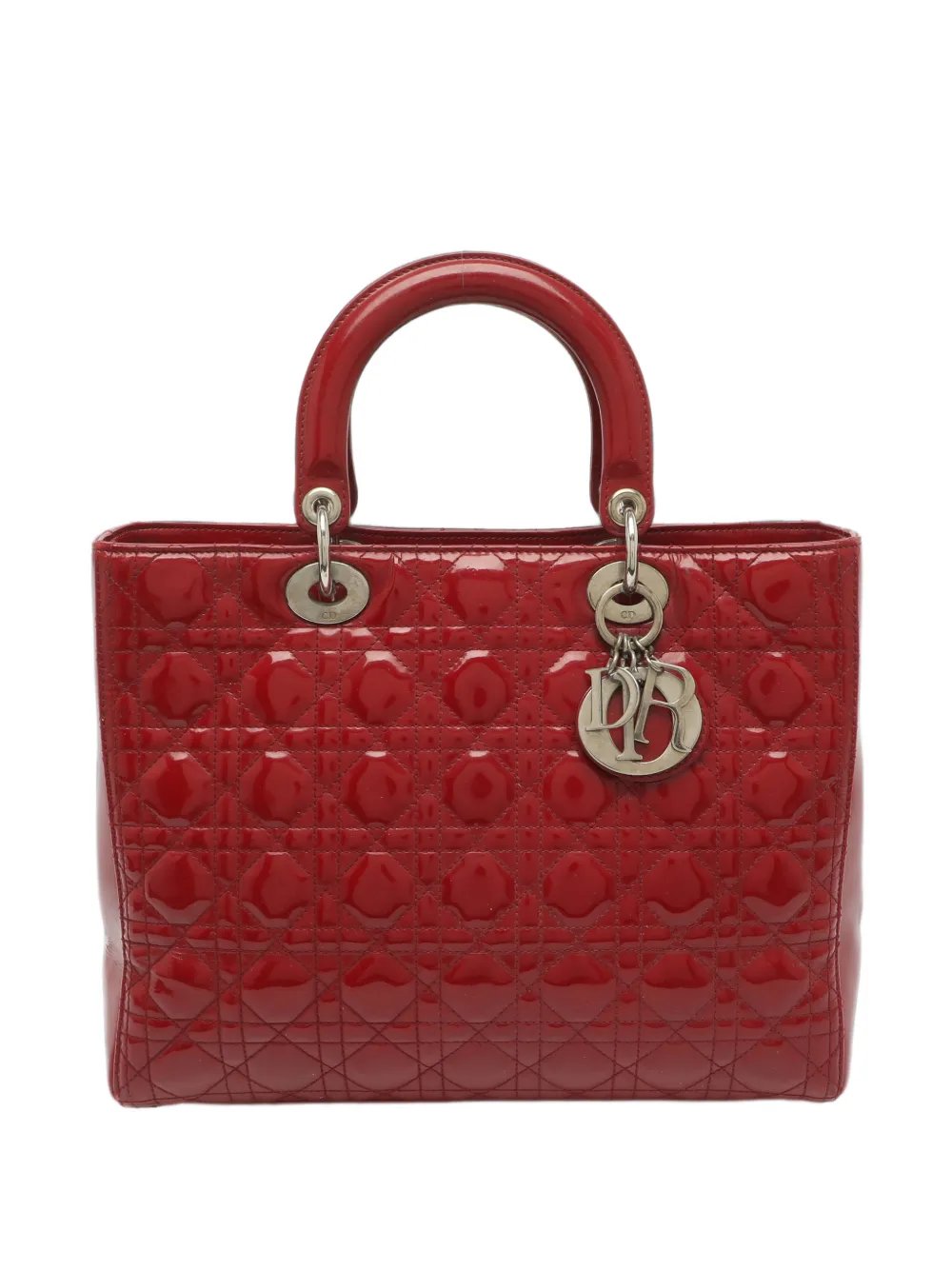 2012 large Lady Dior Cannage tote bag