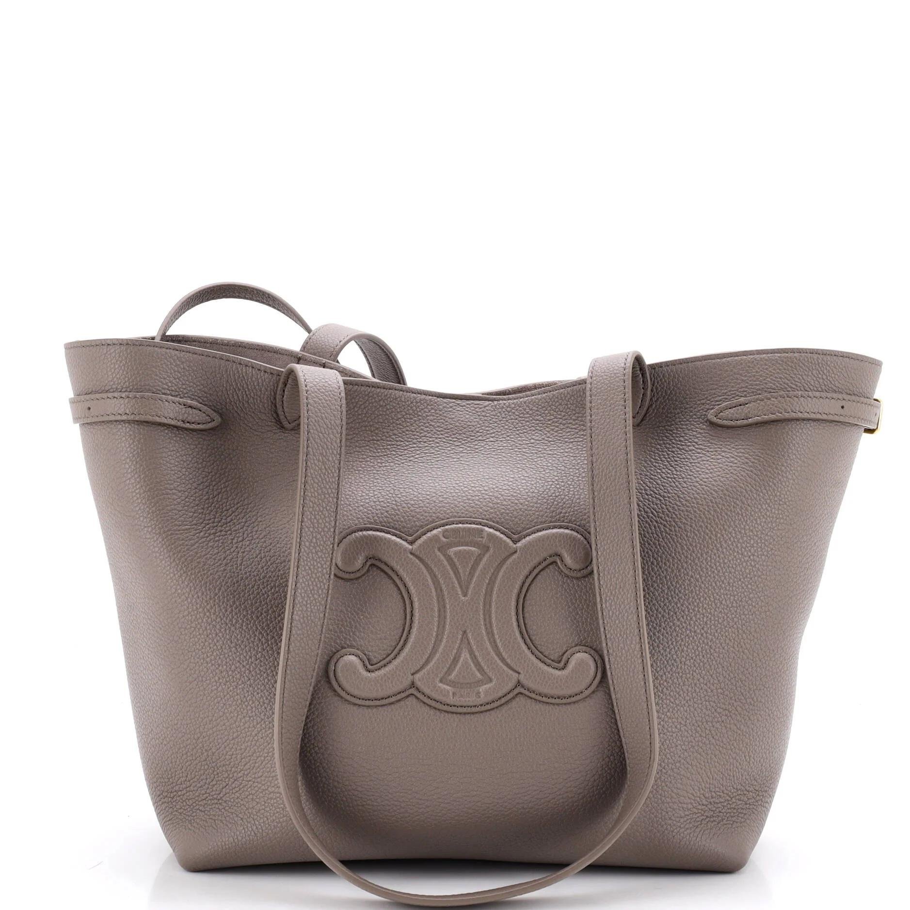 Leather tote