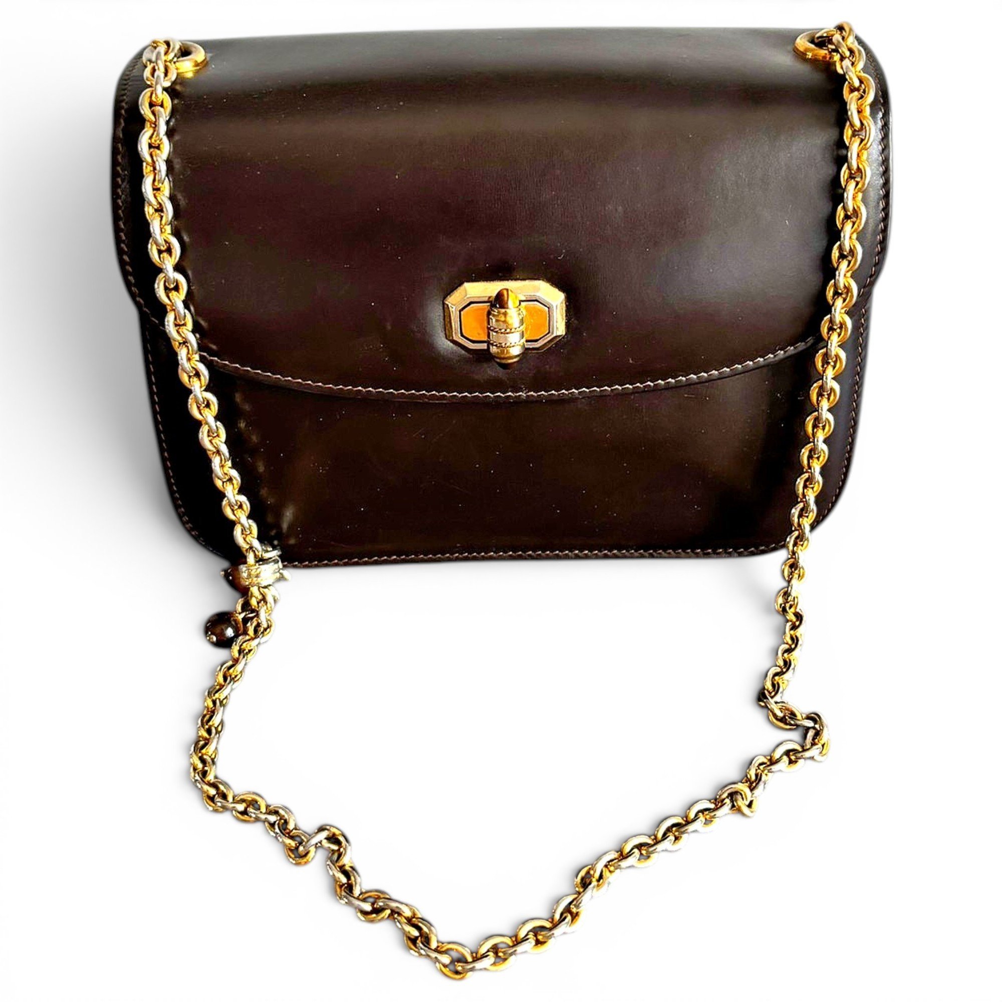 Leather crossbody bag