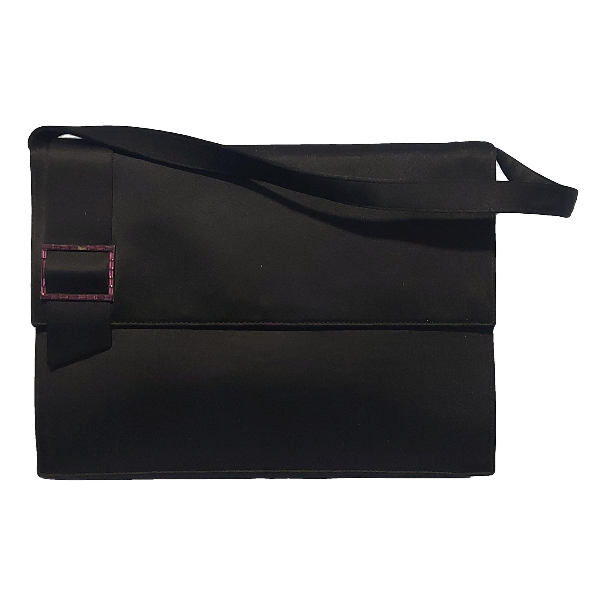 Silk clutch bag