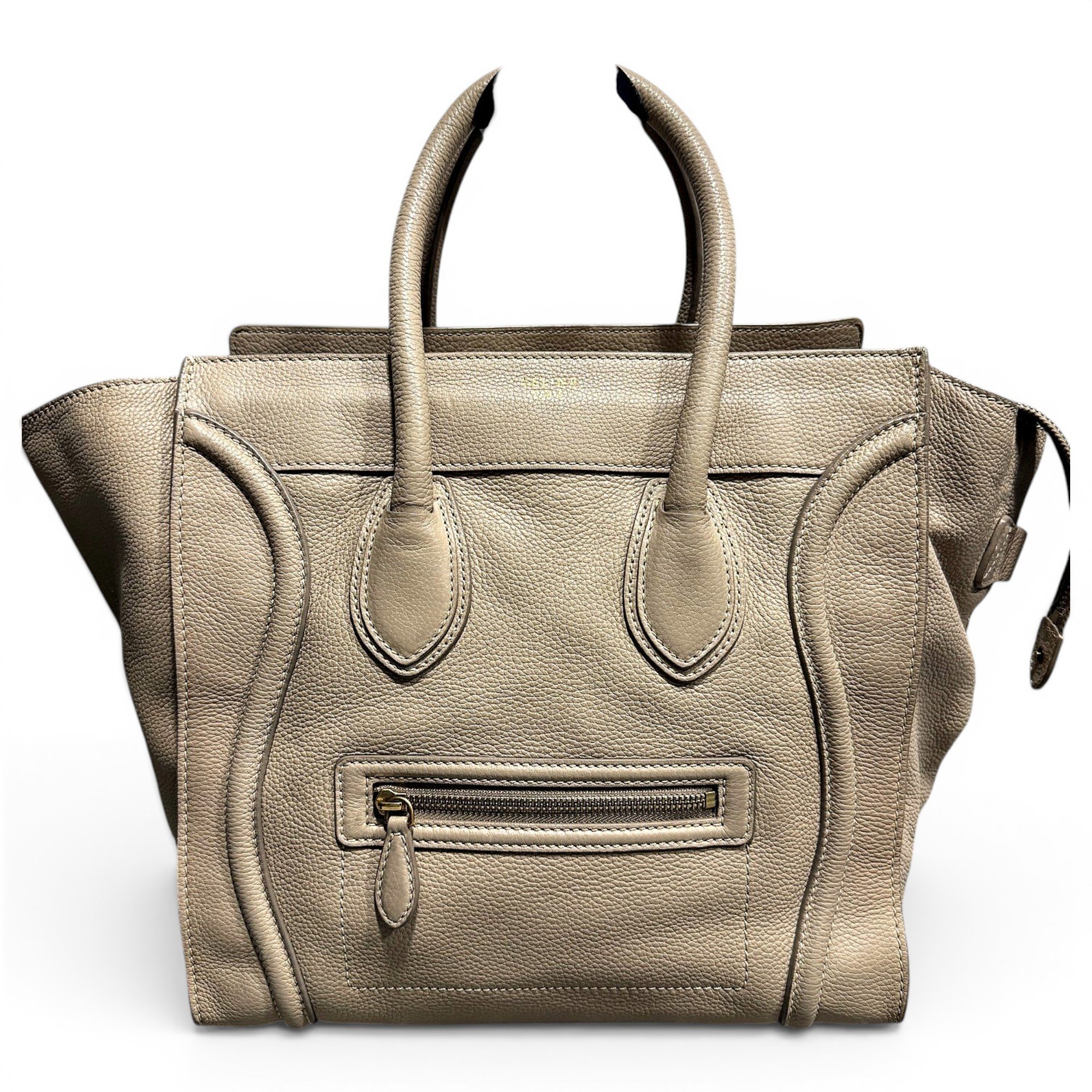Luggage leather handbag