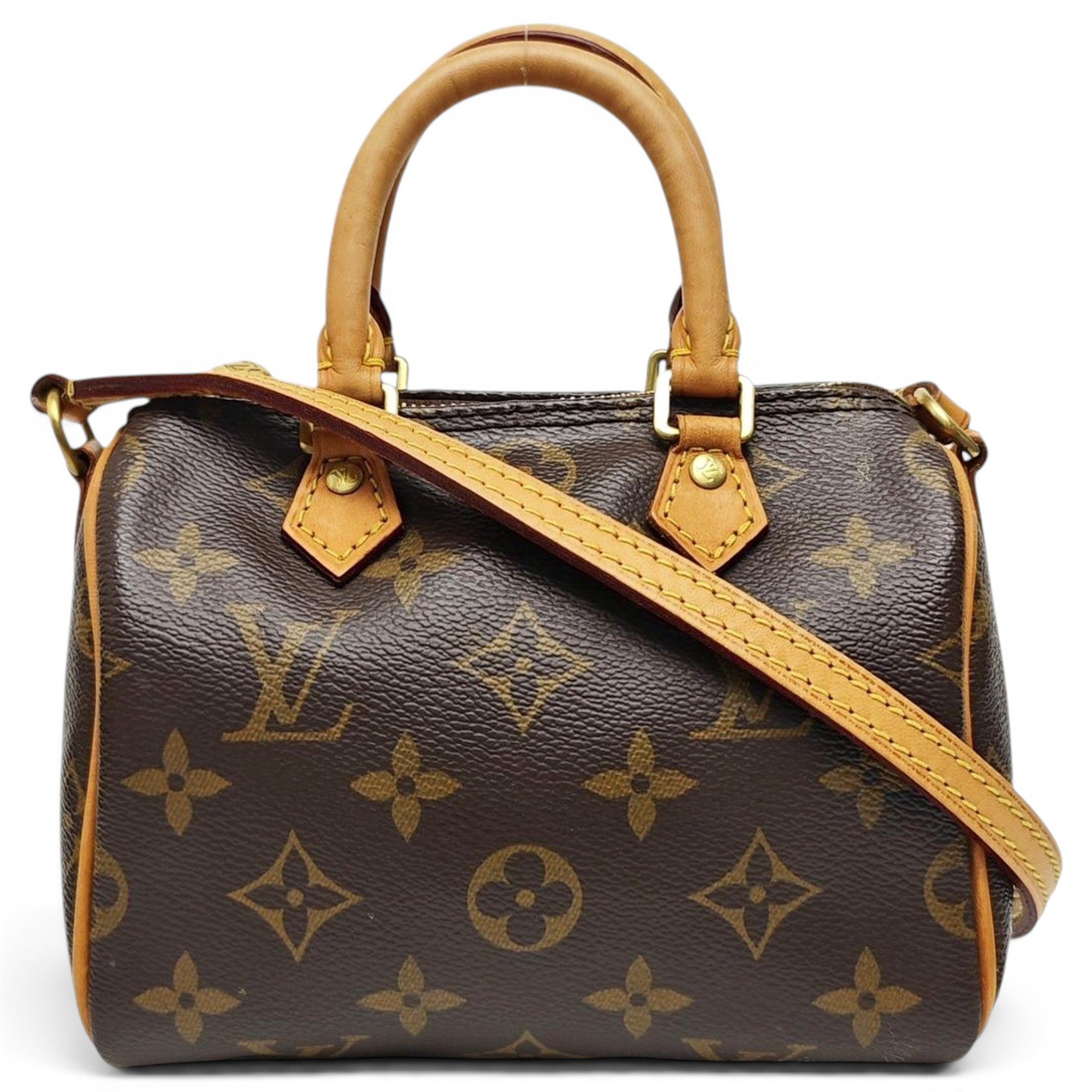 Nano Speedy / Mini HL leather handbag