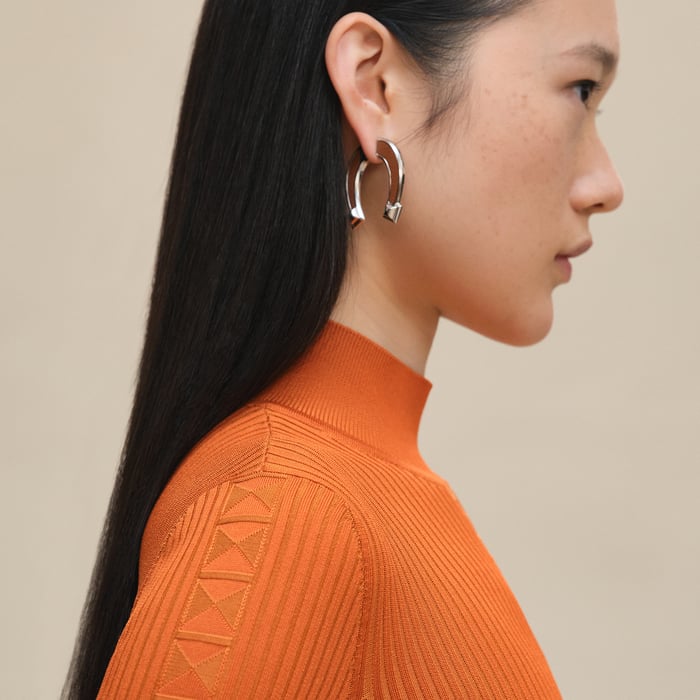 Orange Tangerine Long-sleeve Sweater