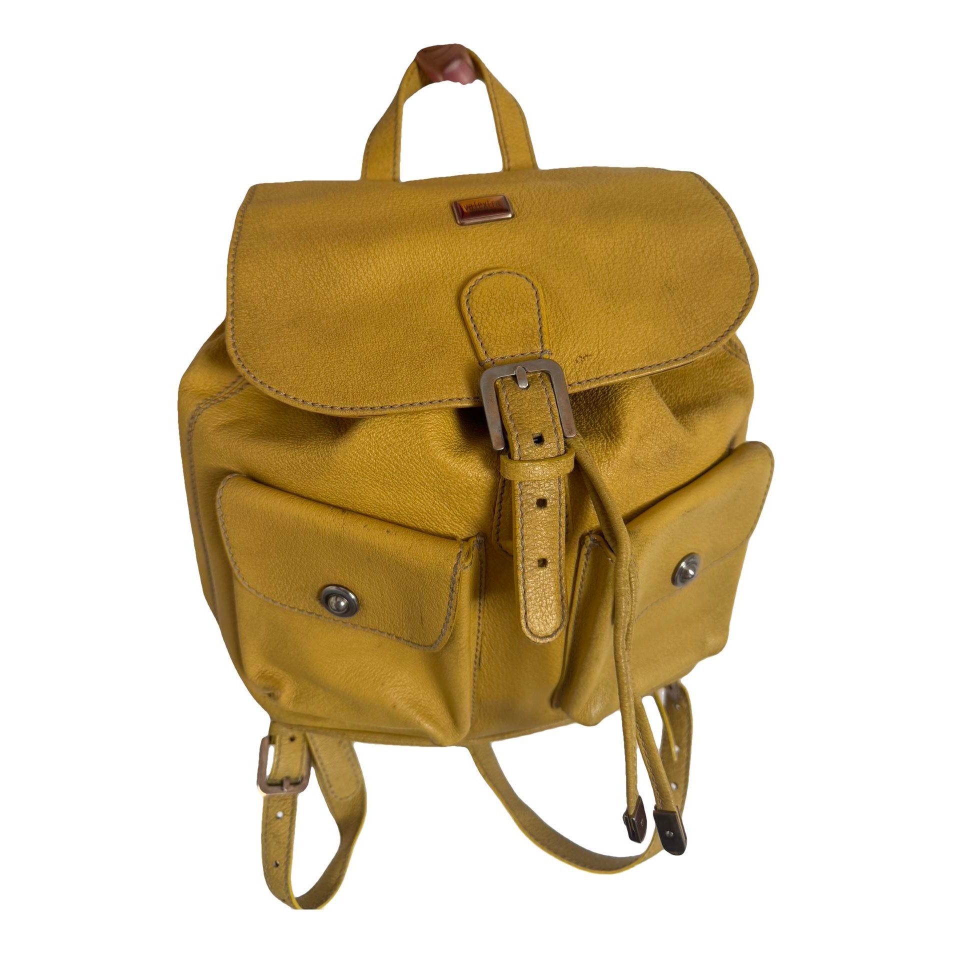 Leather backpack