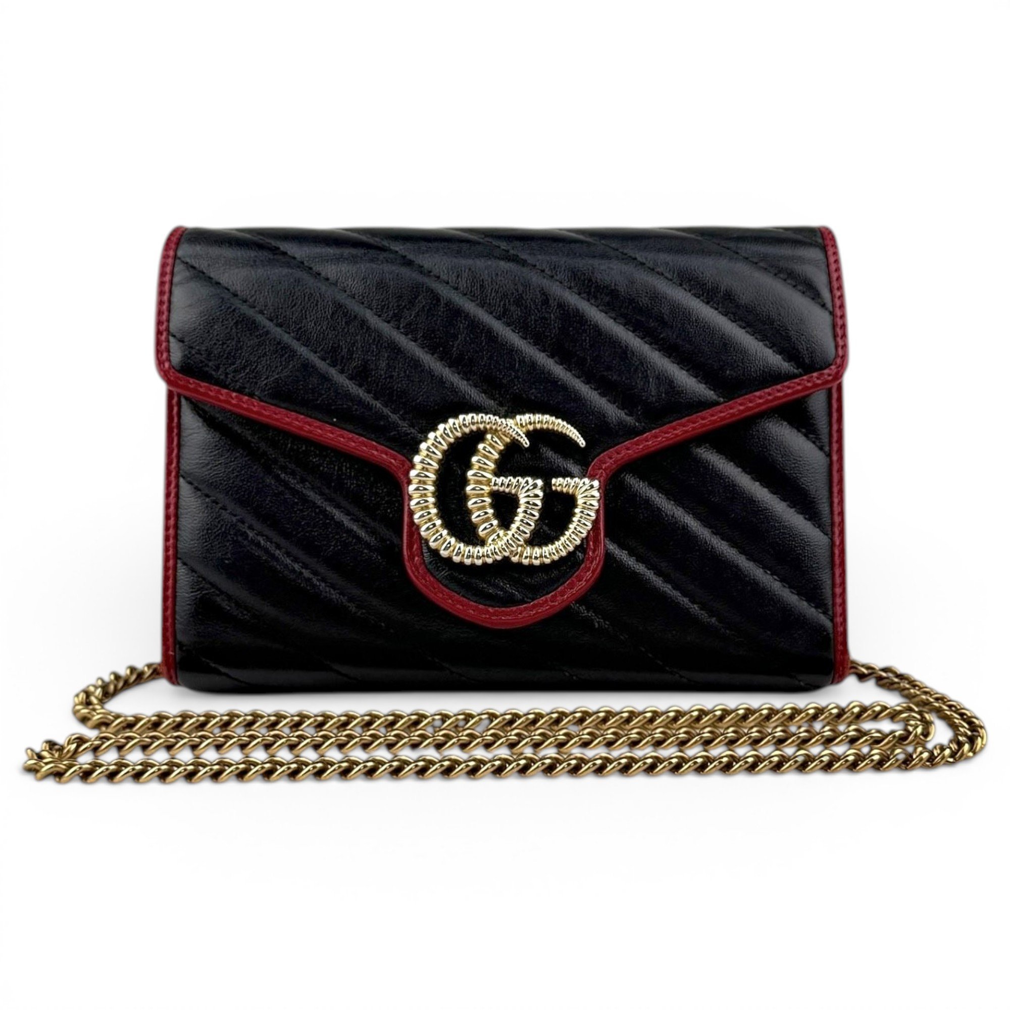 GG Marmont Flap leather crossbody bag