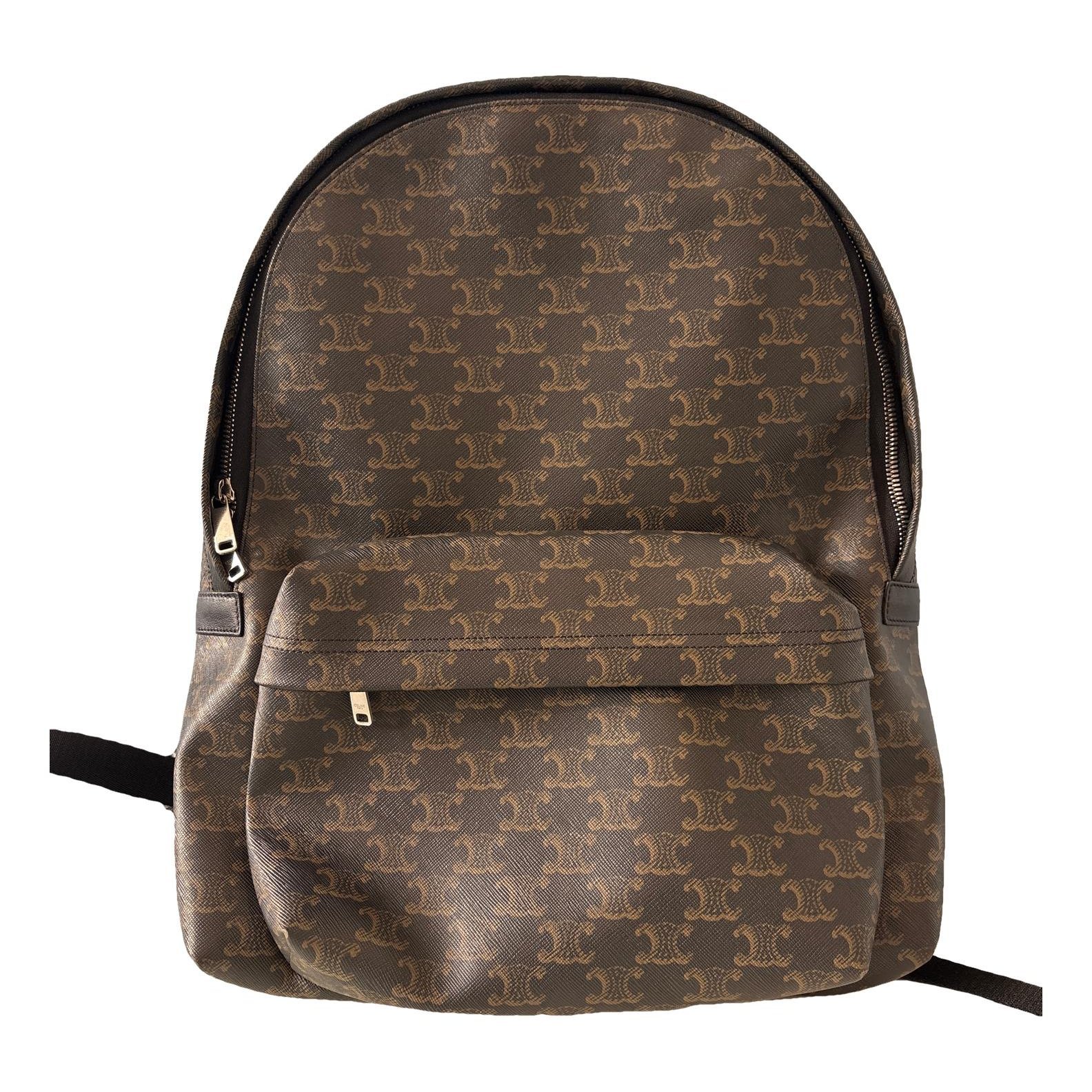 Leather backpack