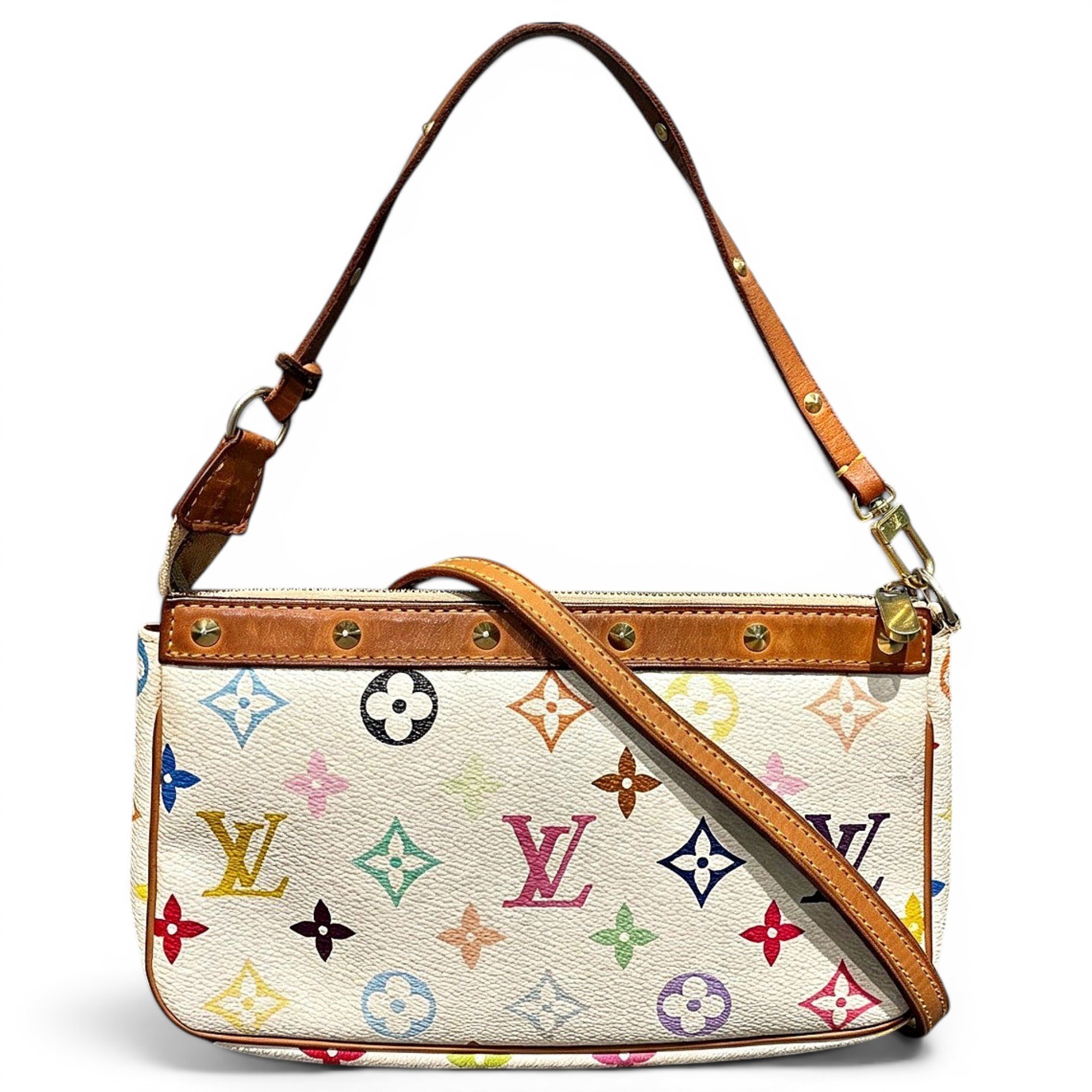 Pochette Accessoire leather handbag
