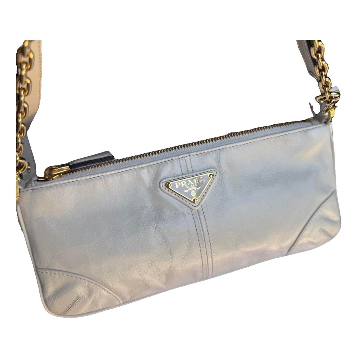 Re-edition leather crossbody bag