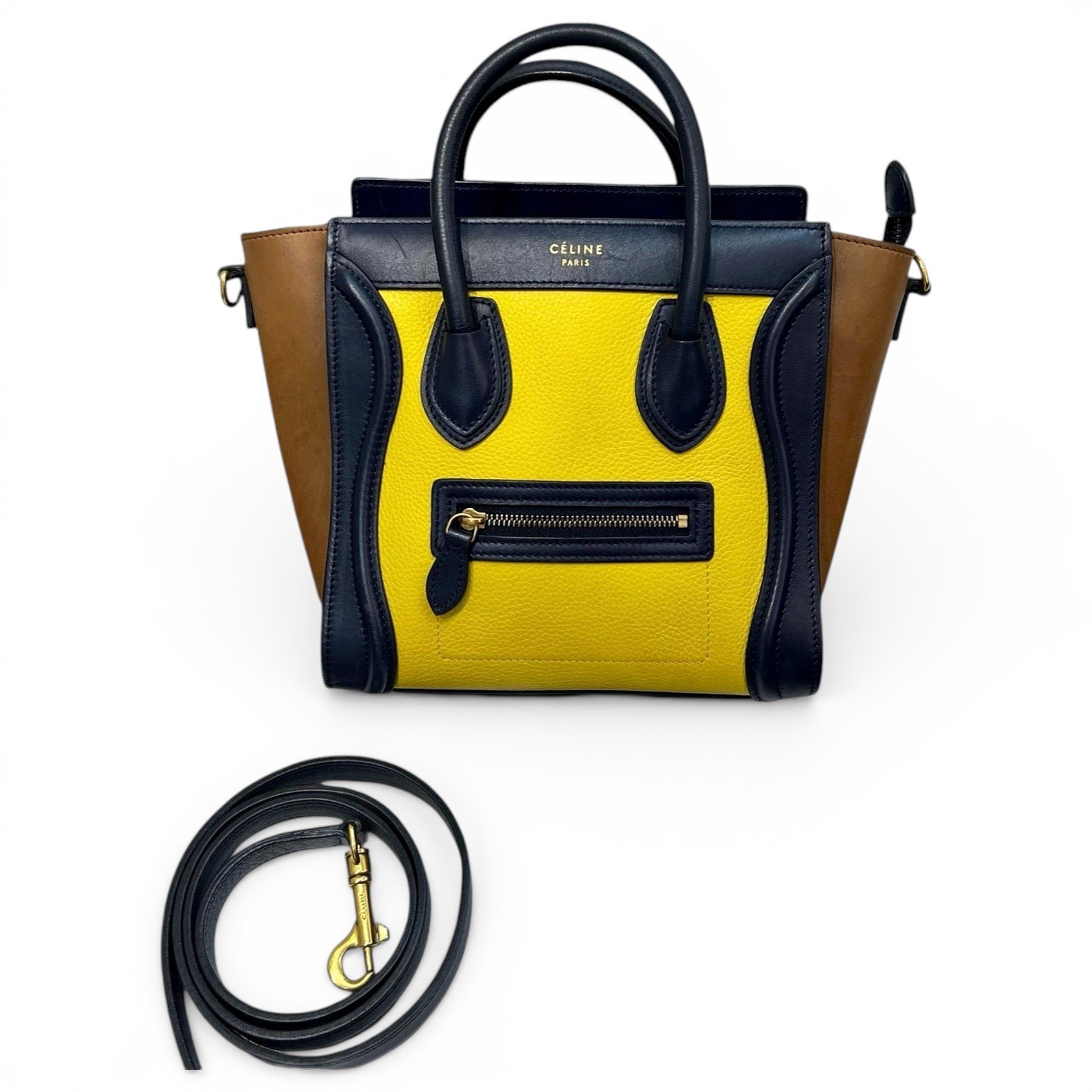 Luggage leather handbag