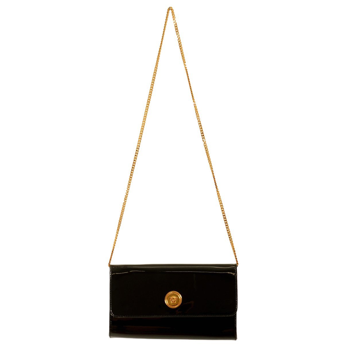 La Medusa patent leather handbag