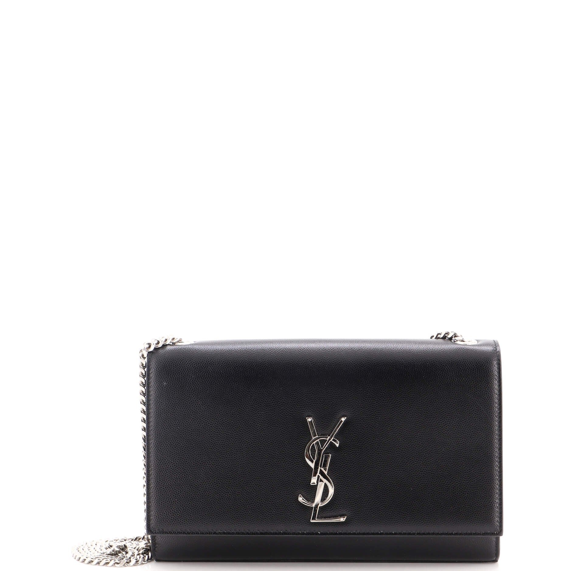 Classic Monogram Crossbody Bag Grainy Leather Medium