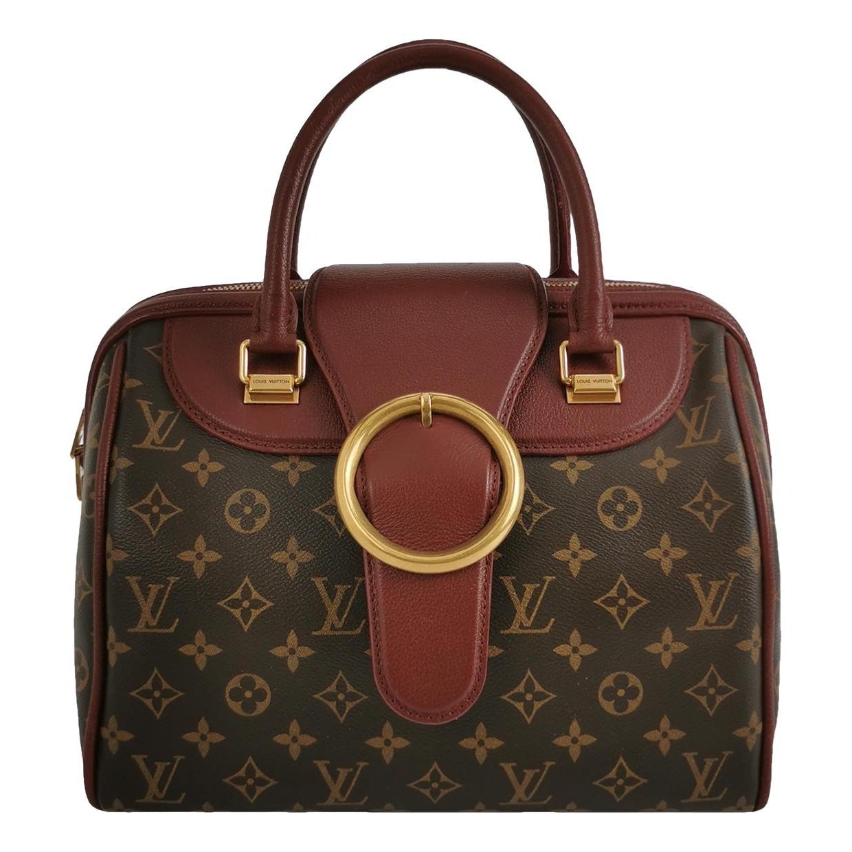 Louis Vuitton Nano Speedy / Mini HL leather tote