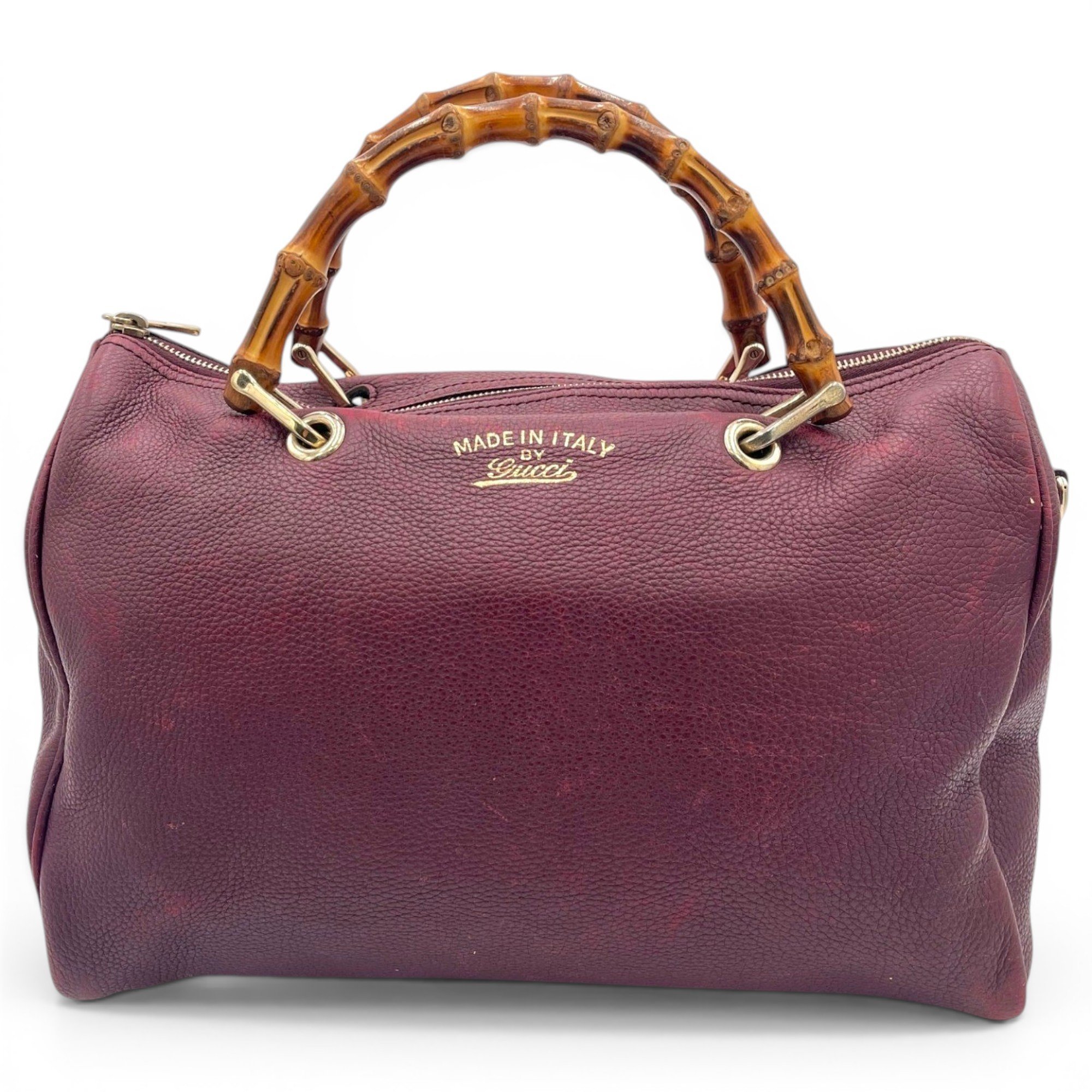 Gucci Bamboo leather handbag