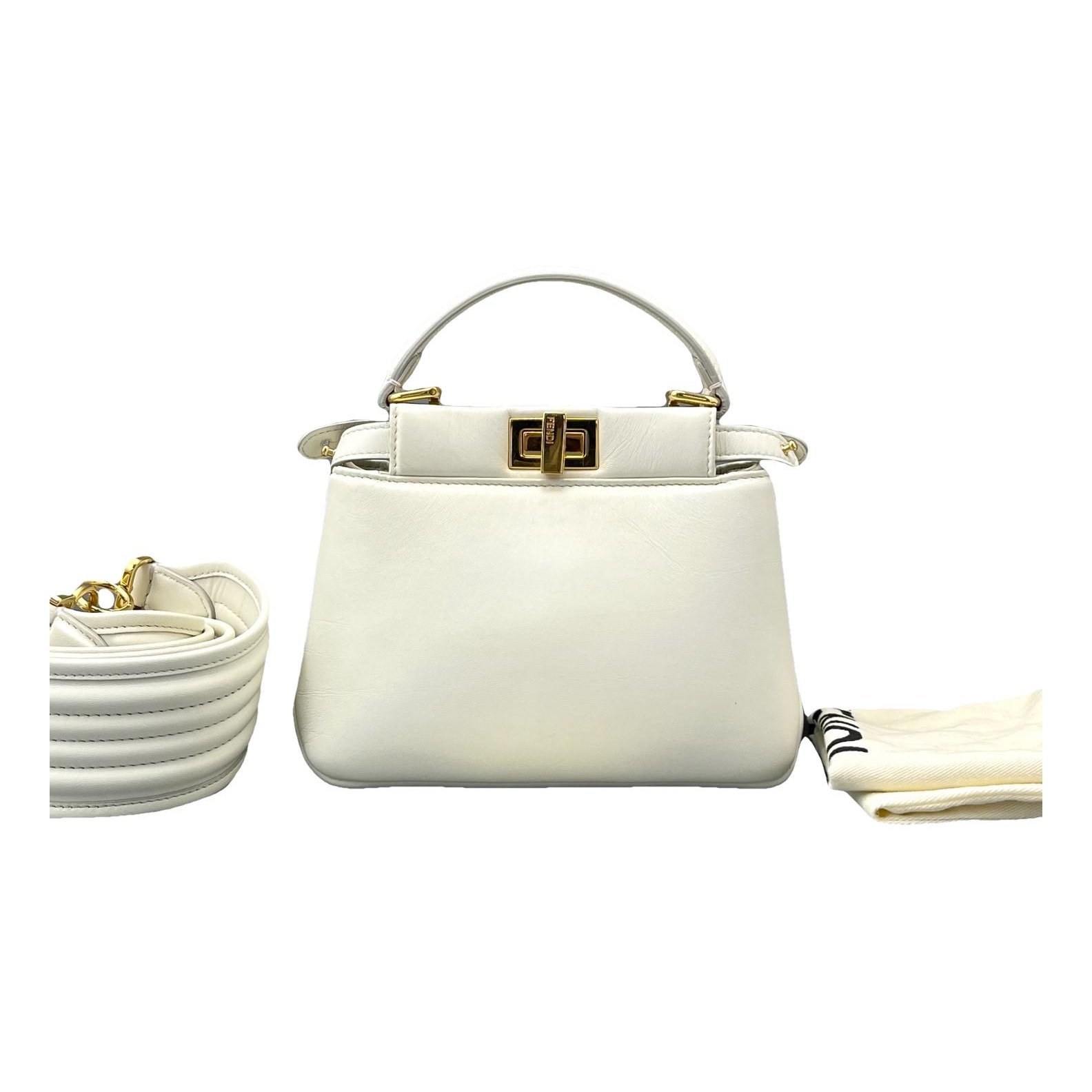 Peekaboo leather handbag