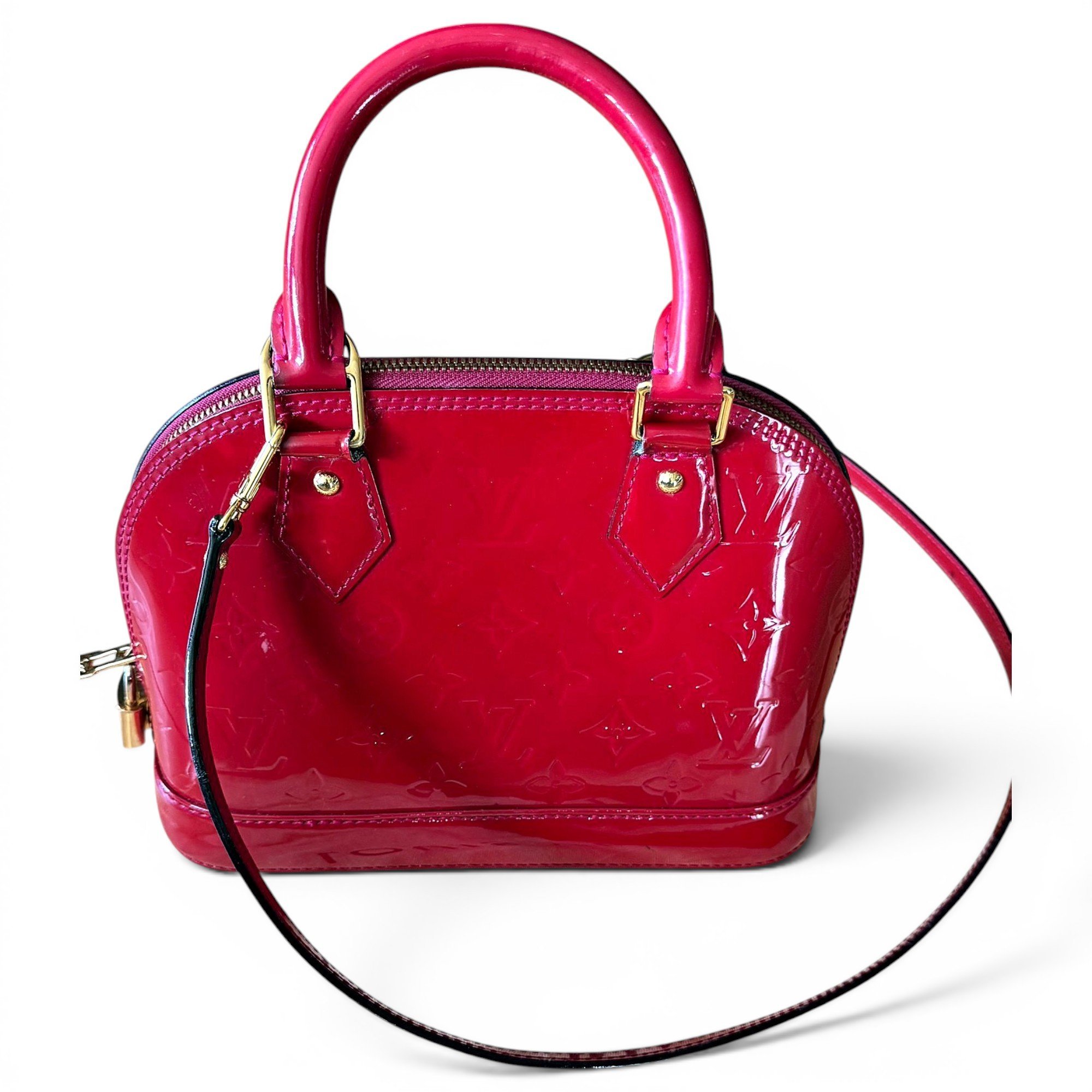 Alma patent leather handbag