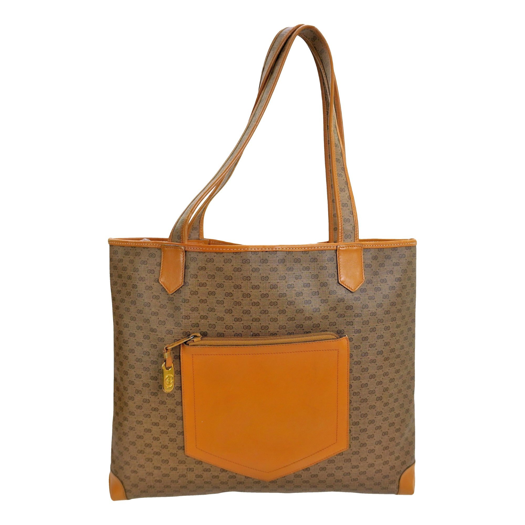 Leather tote
