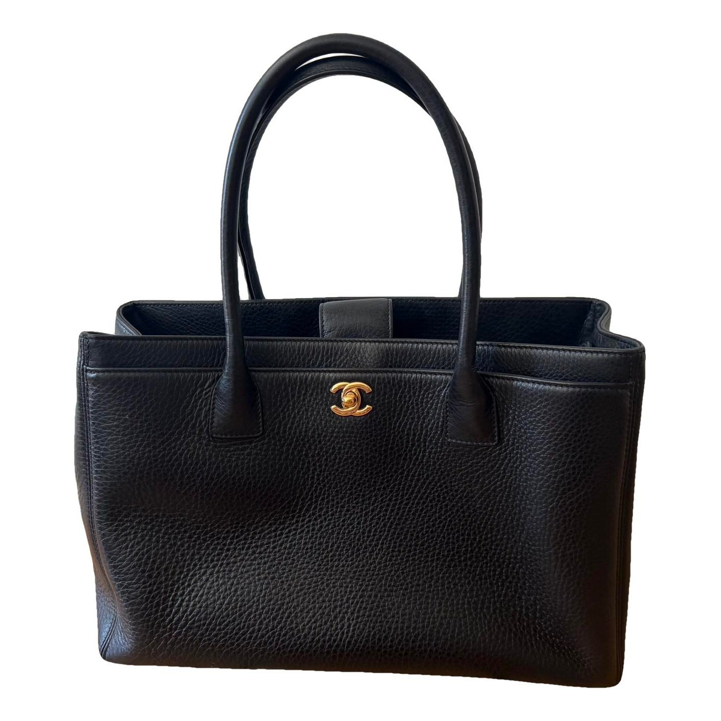 Executive leather tote