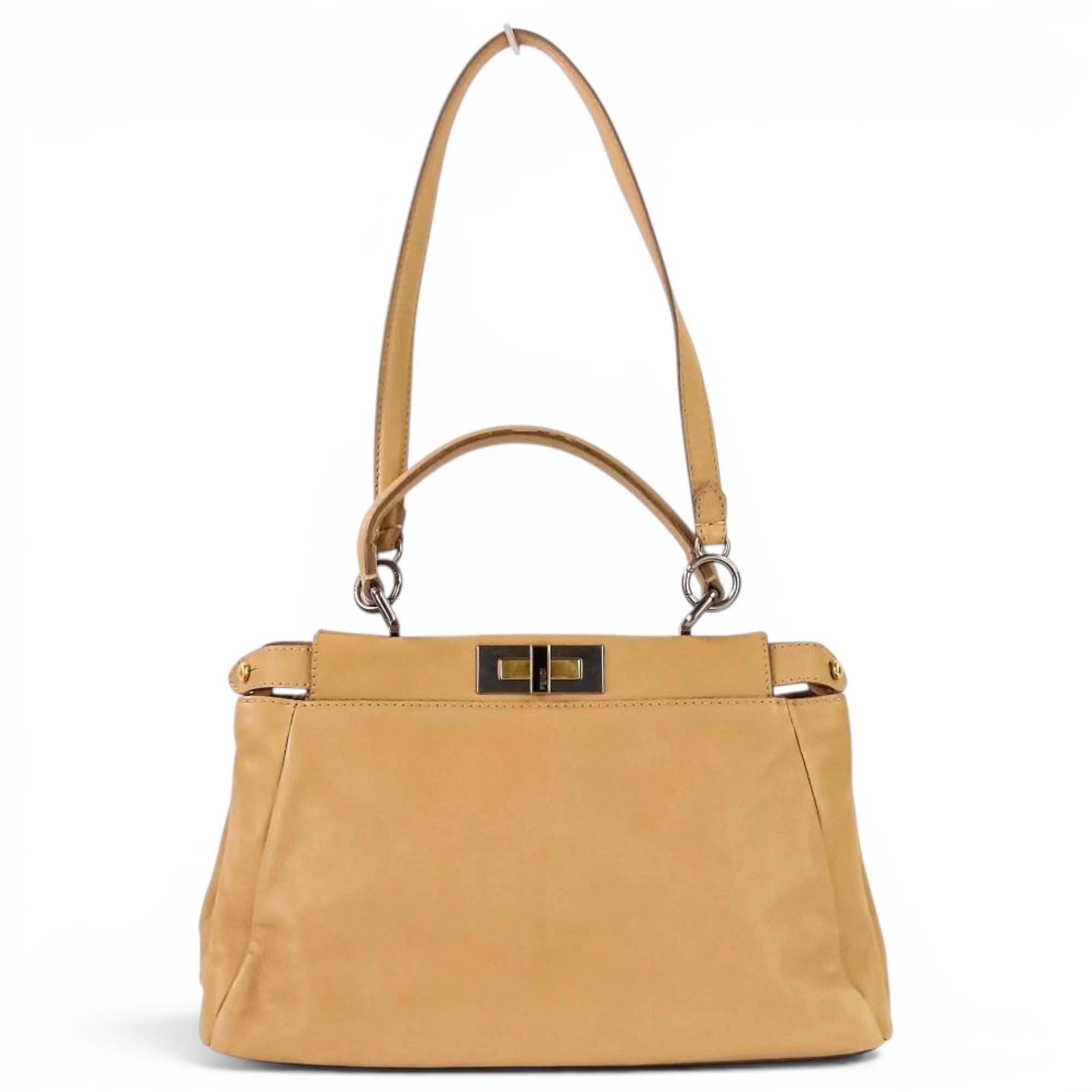Peekaboo leather handbag