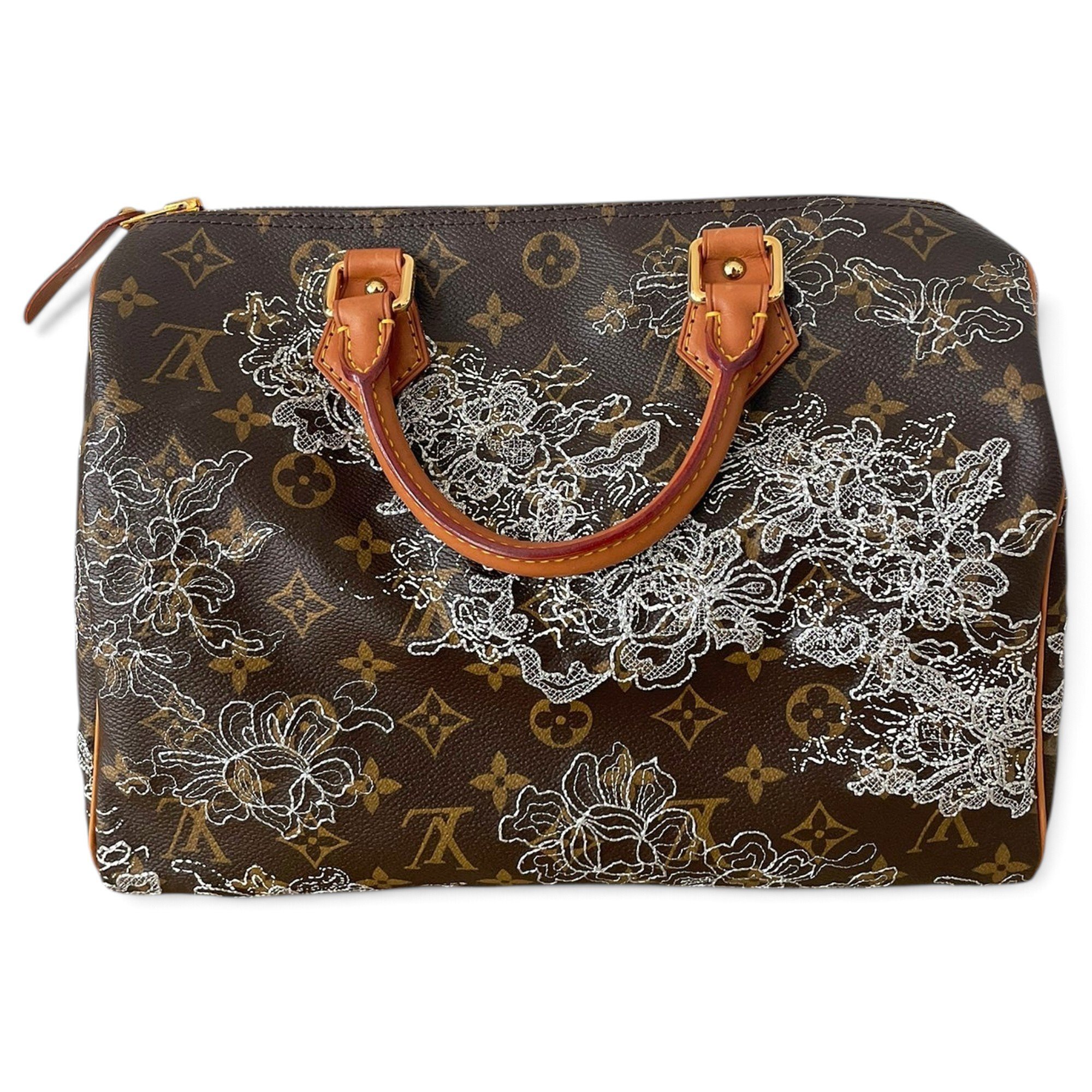 Speedy leather handbag