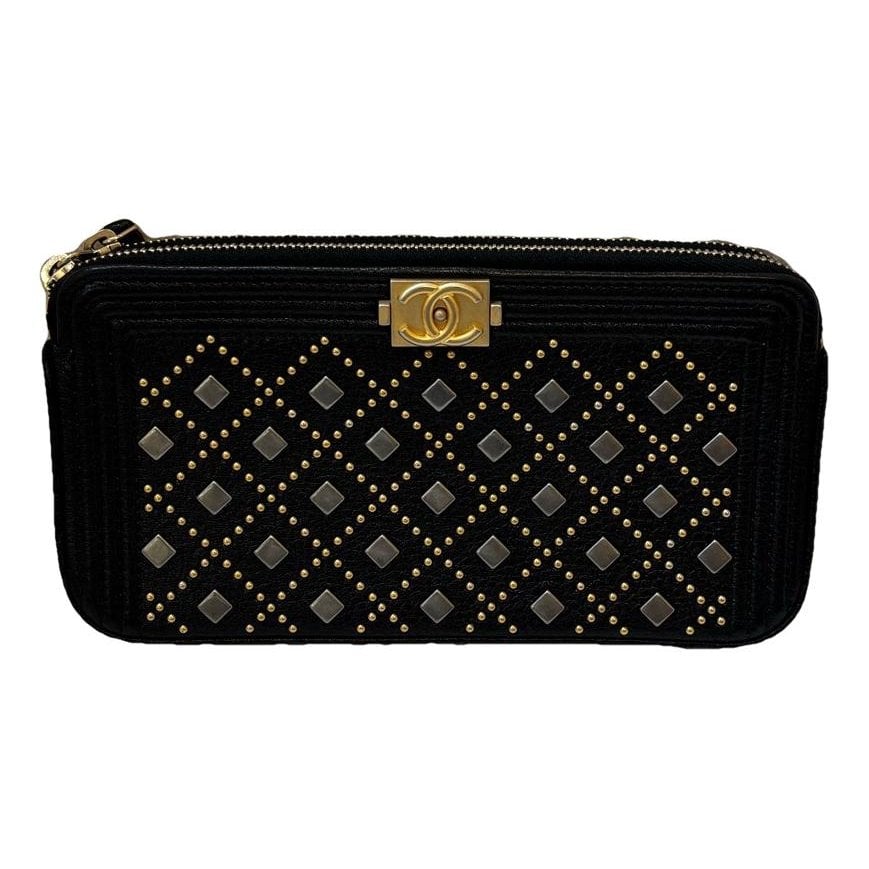 Wallet On Chain Boy leather crossbody bag