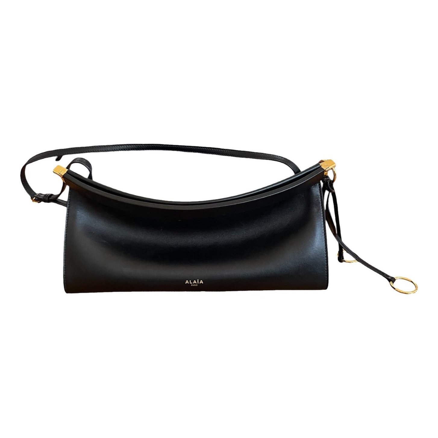 Le Click East West leather handbag