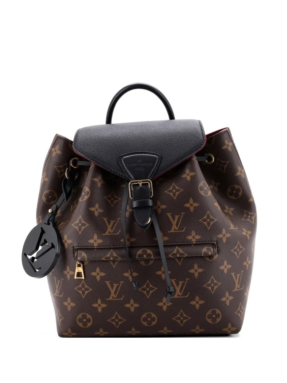 Montsouris NM Monogram Canvas with Leather PM backpack