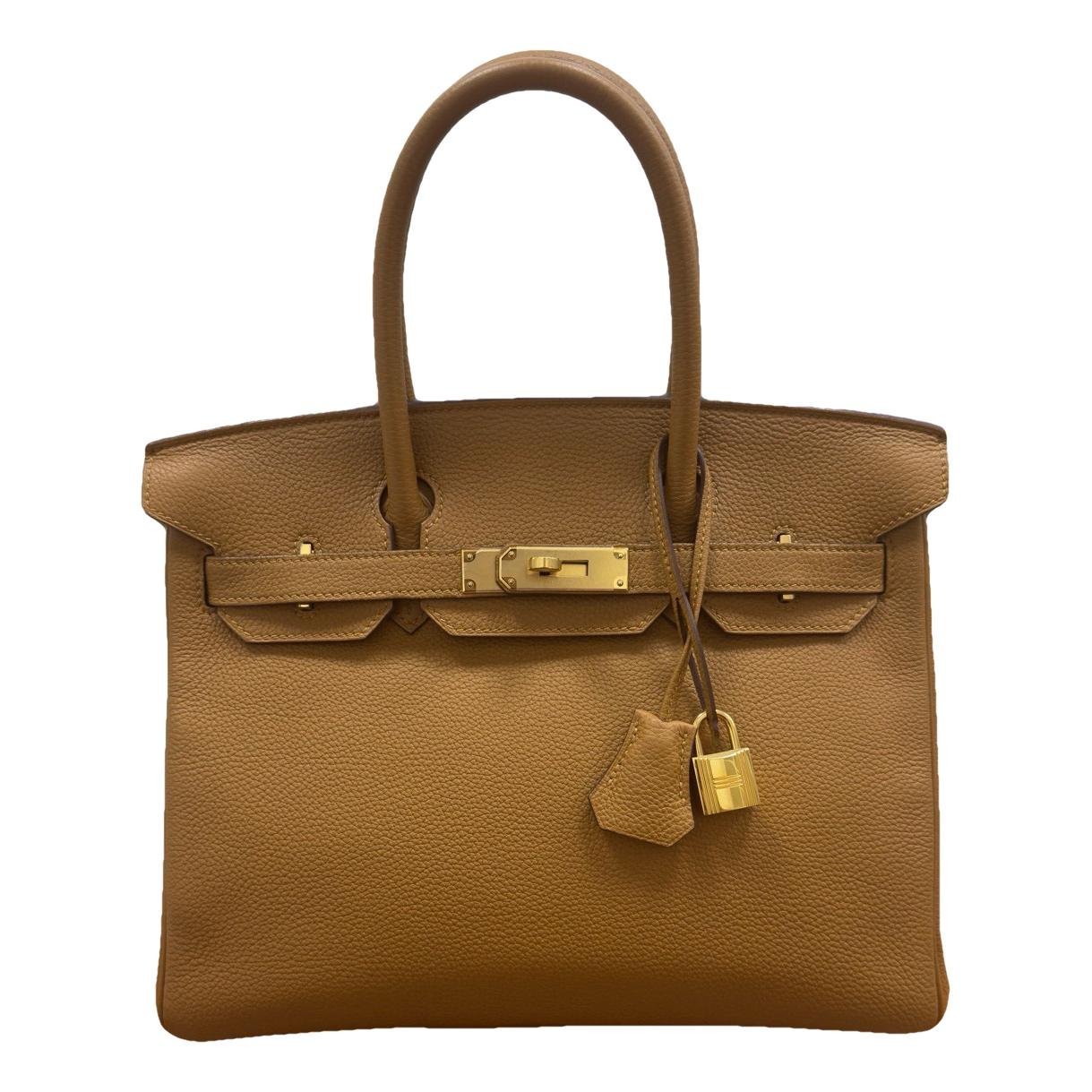Birkin 30 leather handbag